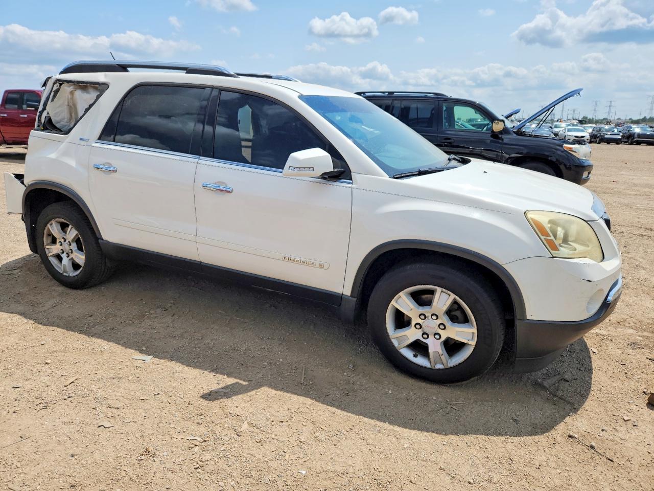 2007 Gmc Acadia Slt-1 White vin: 1GKER23787J110772