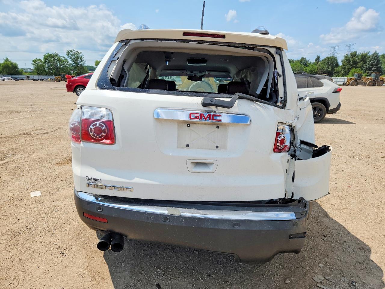 2007 Gmc Acadia Slt-1 White vin: 1GKER23787J110772