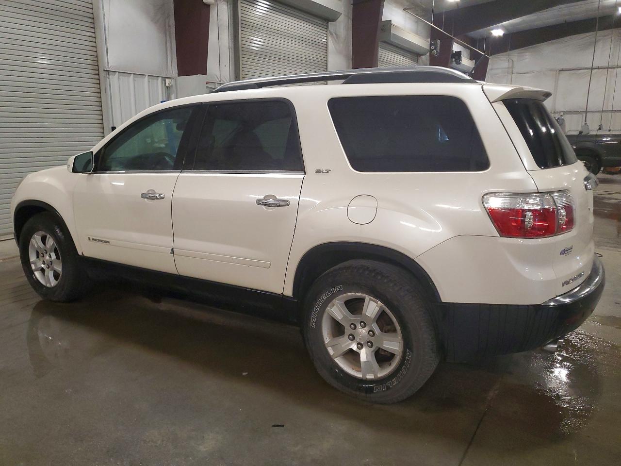 2008 Gmc Acadia Slt-1 White vin: 1GKER23788J296105