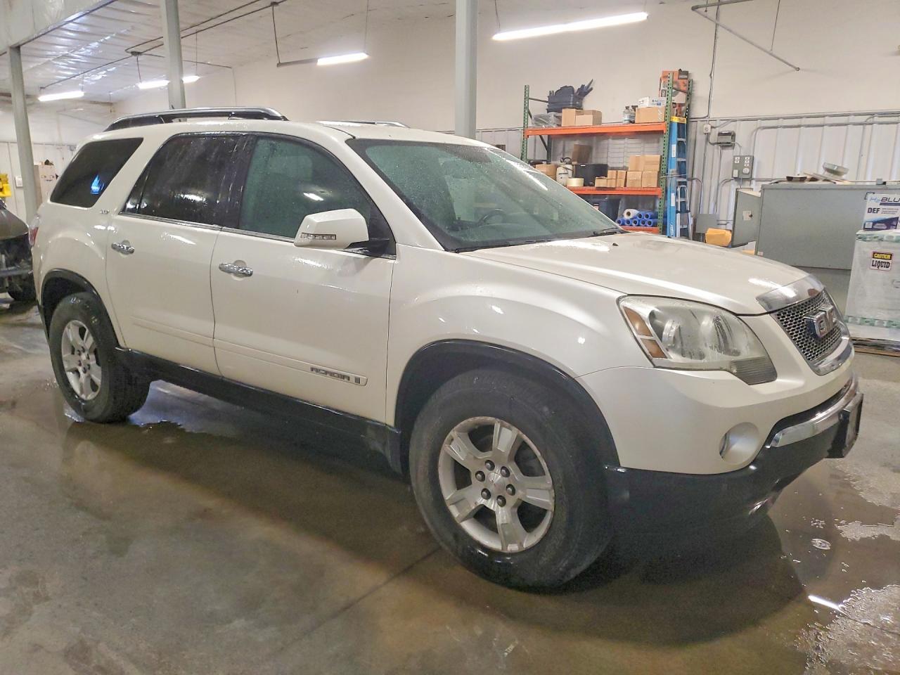2008 Gmc Acadia Slt-1 White vin: 1GKER23788J296105