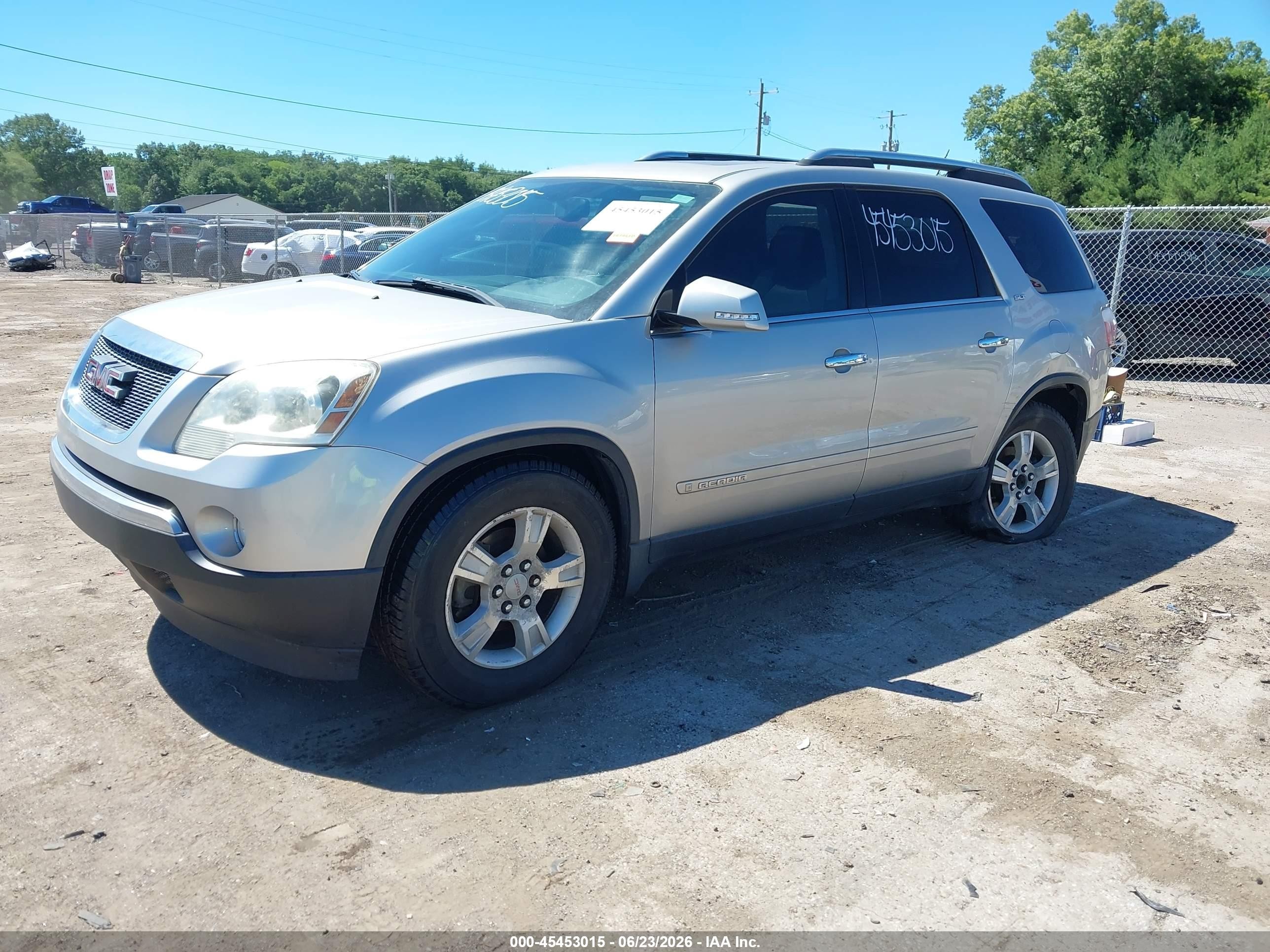 2007 Gmc Acadia Slt Silver vin: 1GKER23797J131193