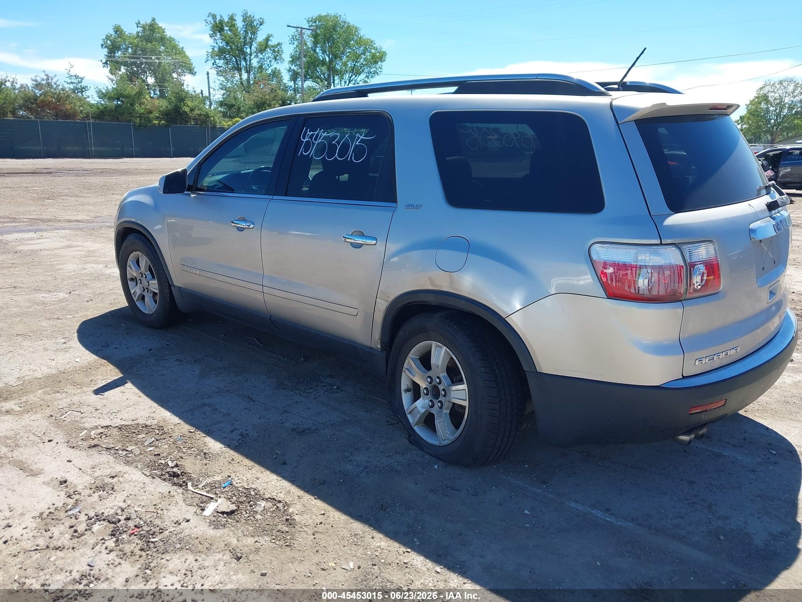 2007 Gmc Acadia Slt Silver vin: 1GKER23797J131193
