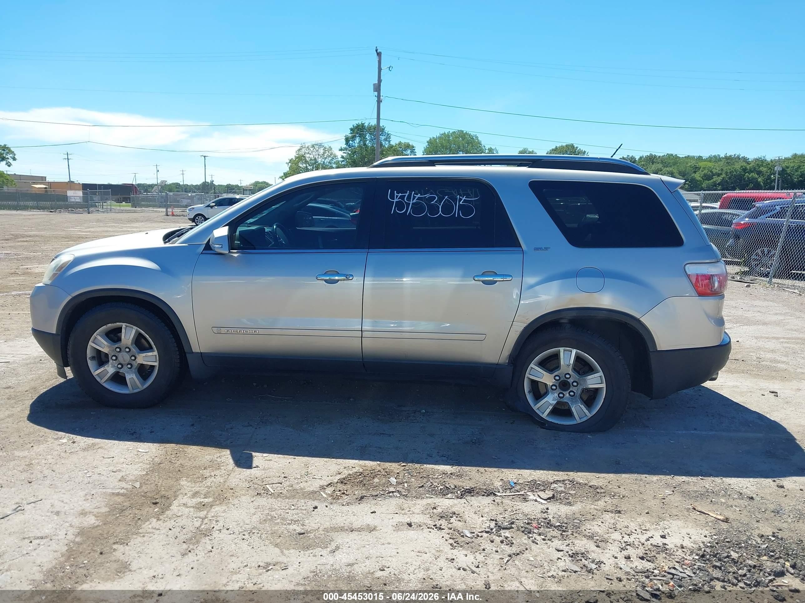 2007 Gmc Acadia Slt Silver vin: 1GKER23797J131193