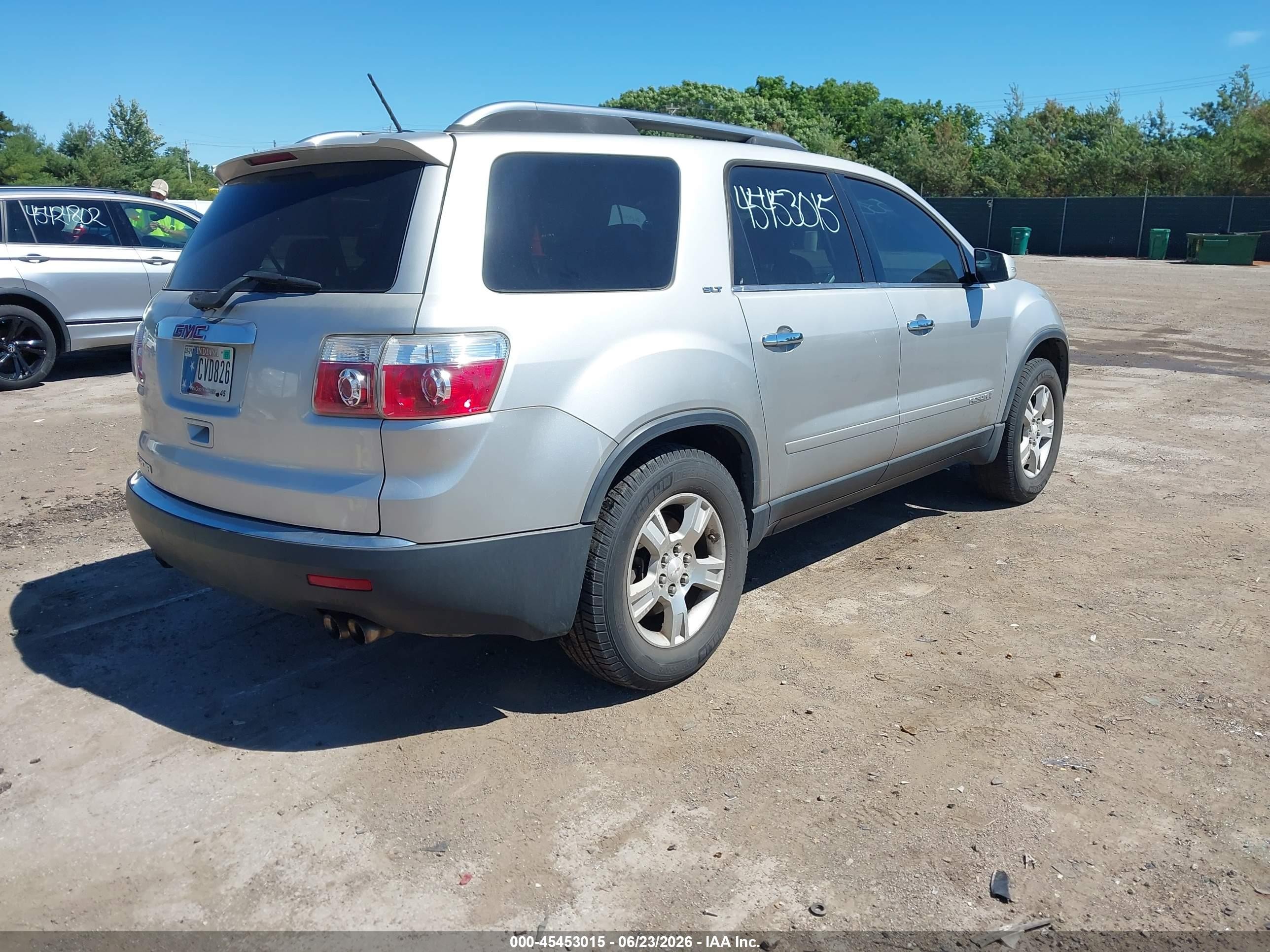 2007 Gmc Acadia Slt Silver vin: 1GKER23797J131193