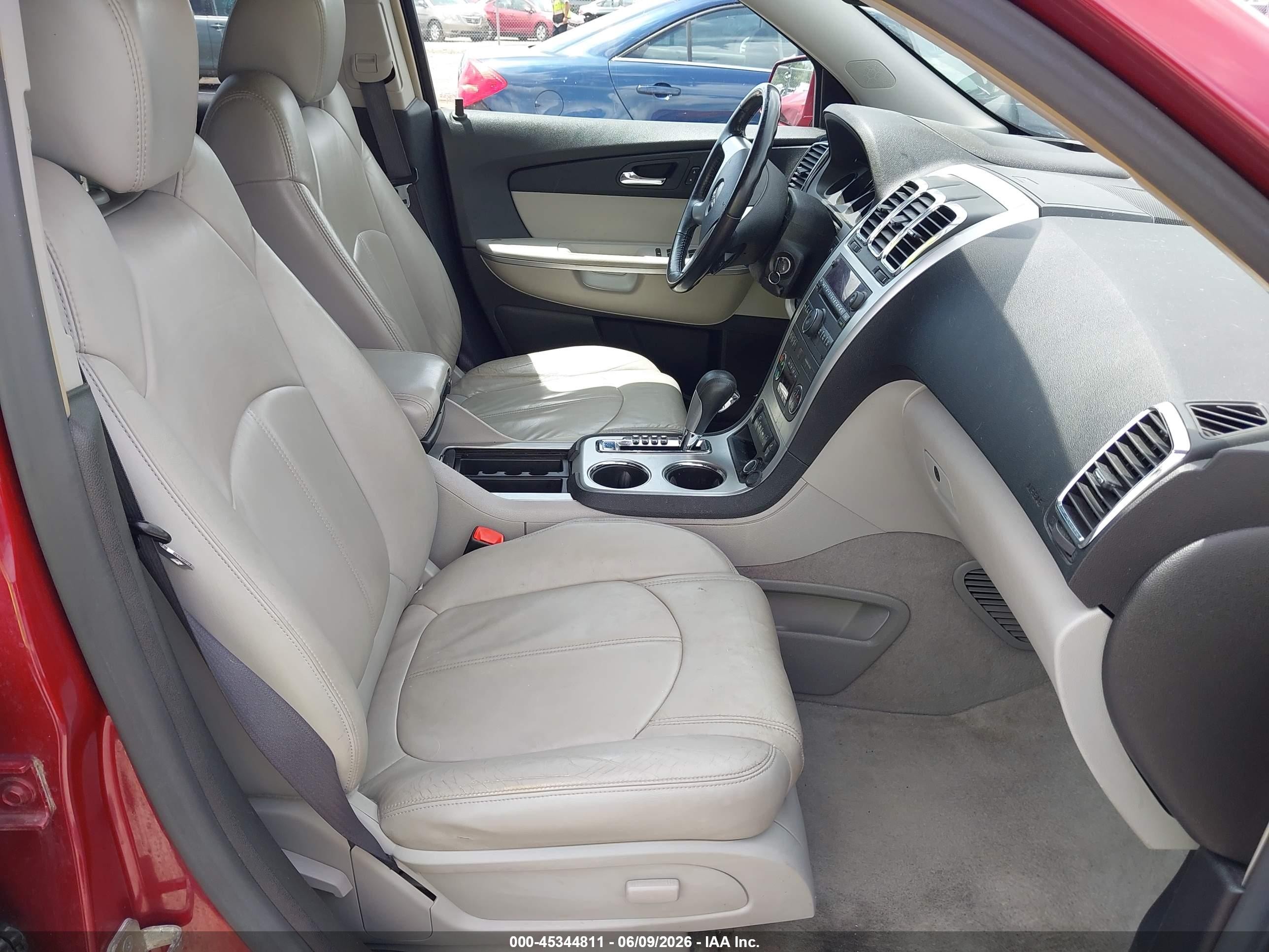 2008 Gmc Acadia Slt-1 Red vin: 1GKER23798J151767