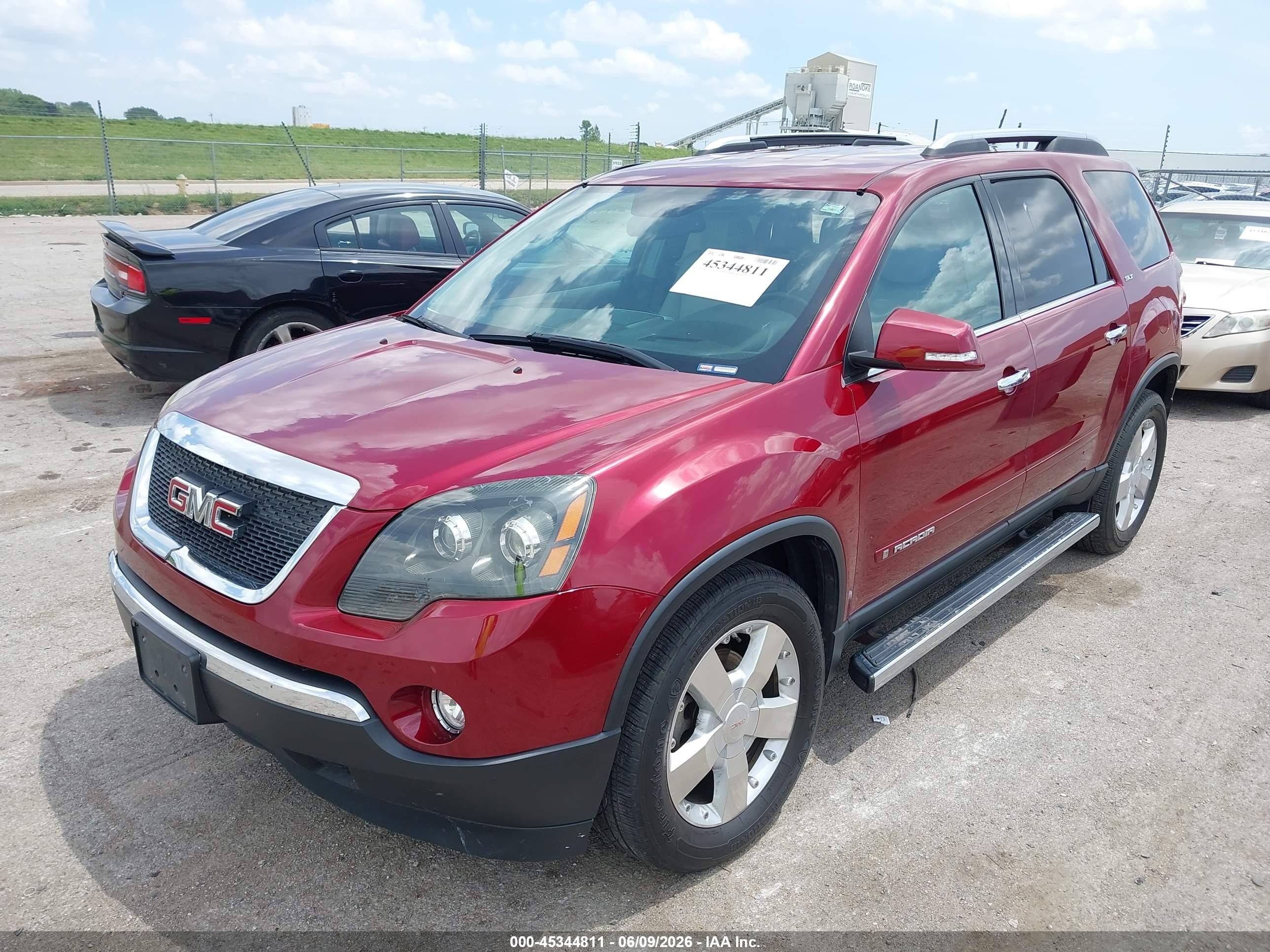 2008 Gmc Acadia Slt-1 Red vin: 1GKER23798J151767