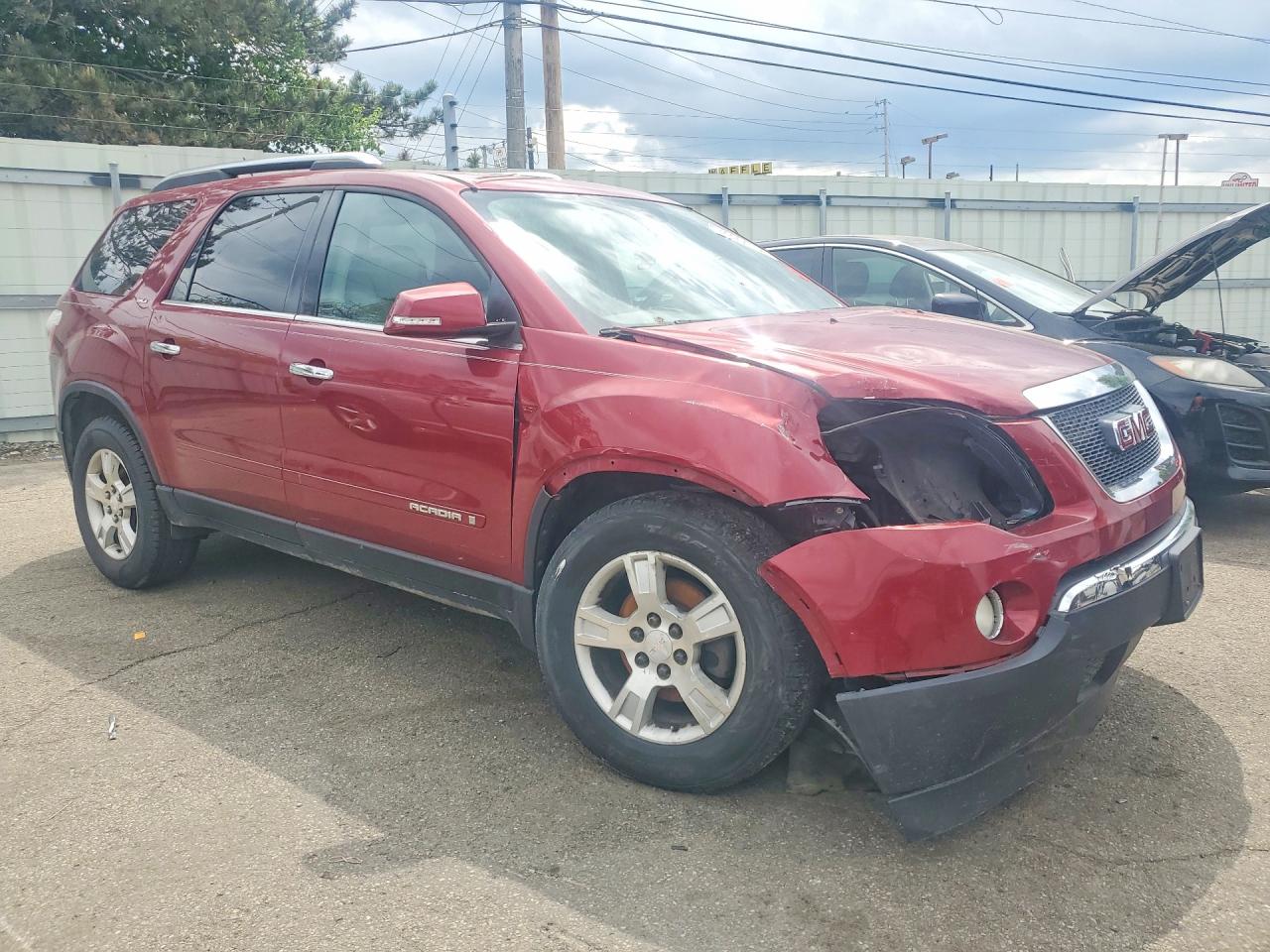 2008 Gmc Acadia Slt-1 Maroon vin: 1GKER23798J208114