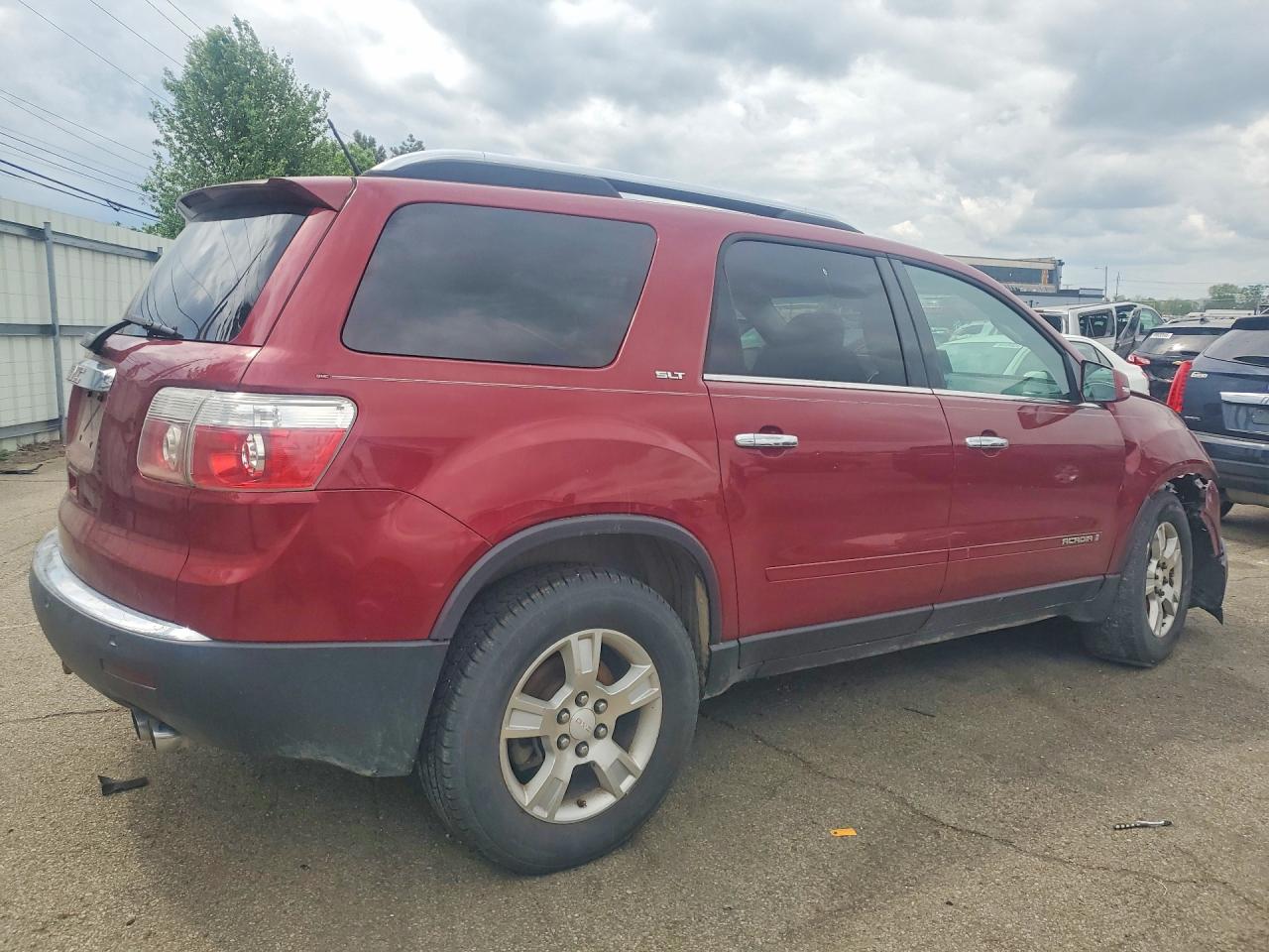 2008 Gmc Acadia Slt-1 Maroon vin: 1GKER23798J208114