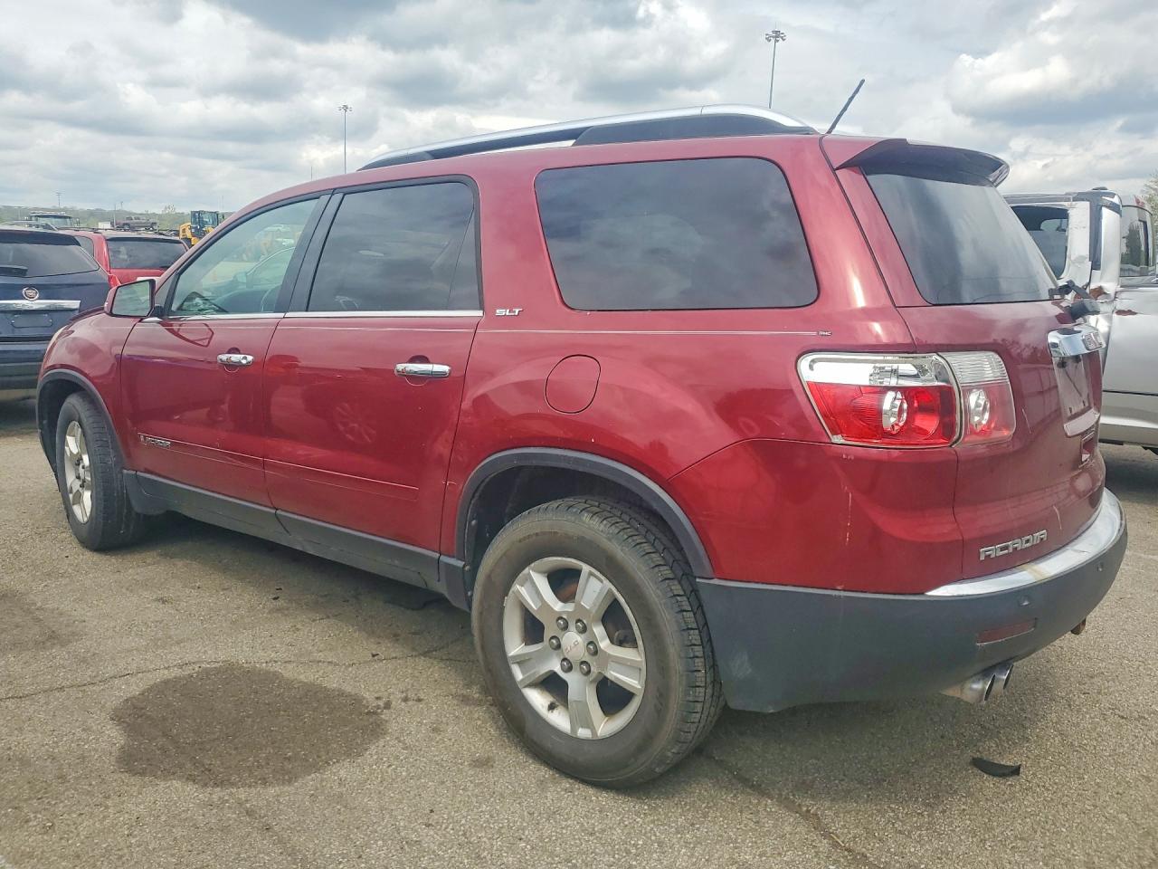 2008 Gmc Acadia Slt-1 Maroon vin: 1GKER23798J208114