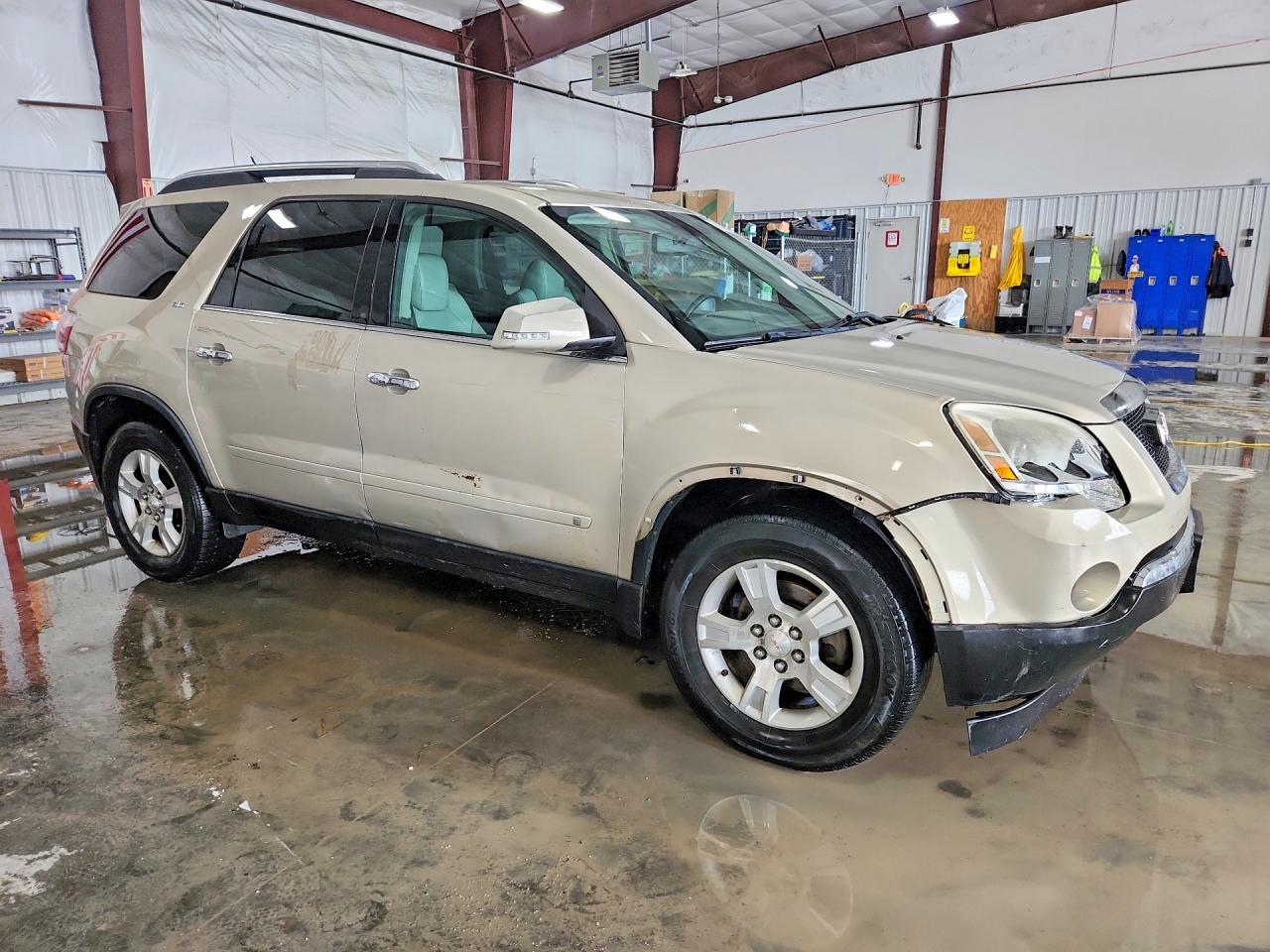 2009 Gmc Acadia Slt-1 Gold vin: 1GKER23D09J162387