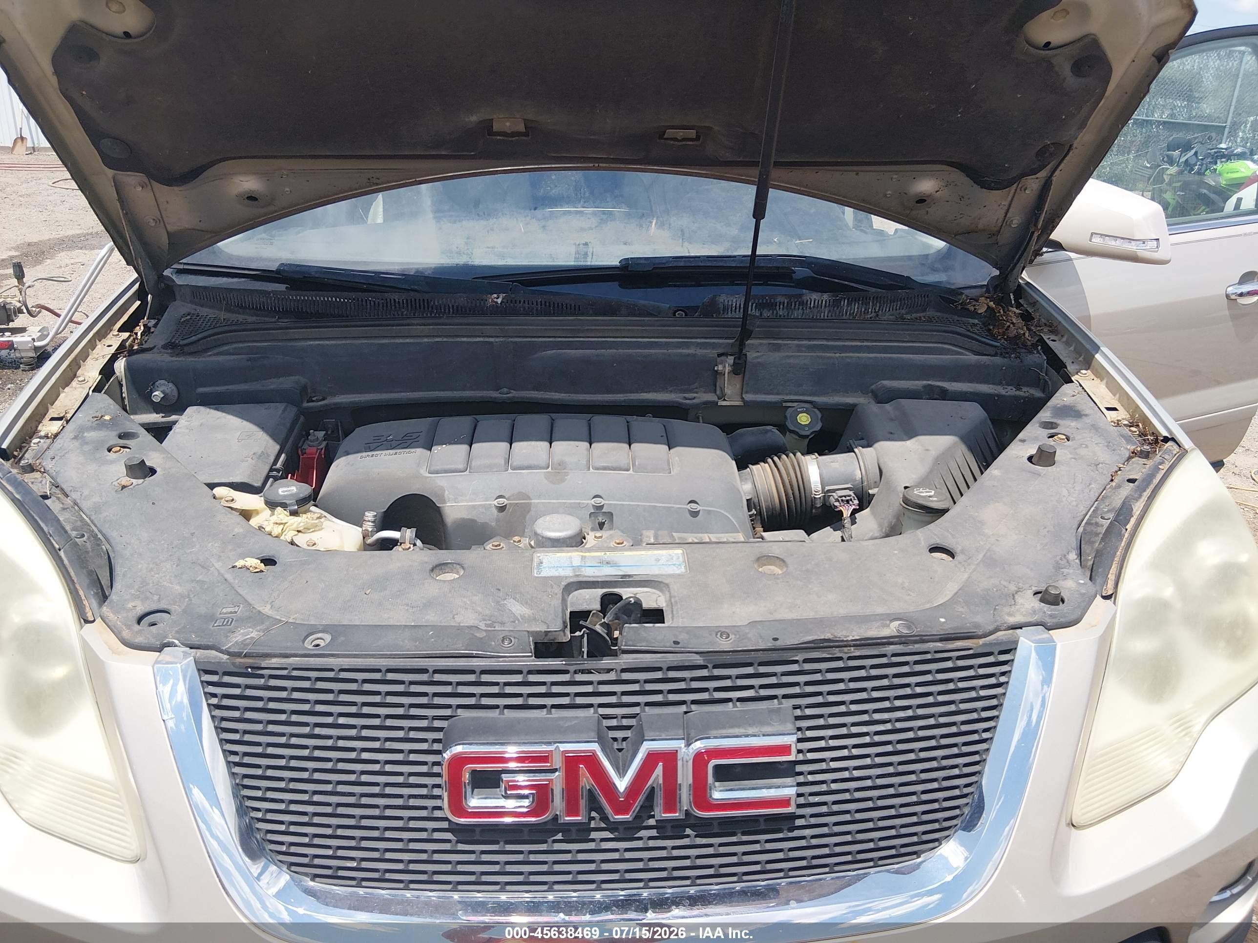 2009 Gmc Acadia Slt-1 Champagne vin: 1GKER23D29J128953
