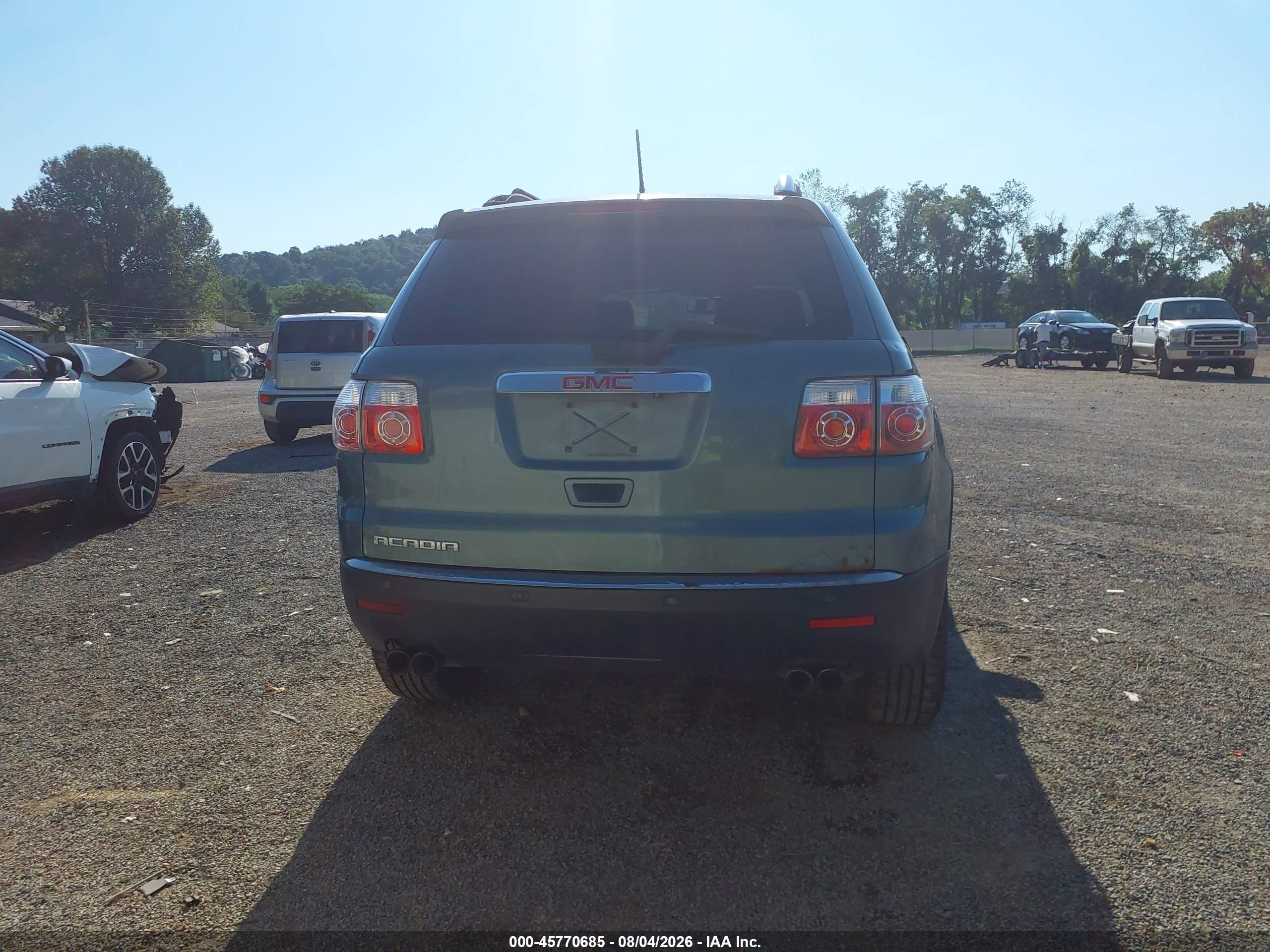 2009 Gmc Acadia Slt-1 Turquoise vin: 1GKER23D39J155353