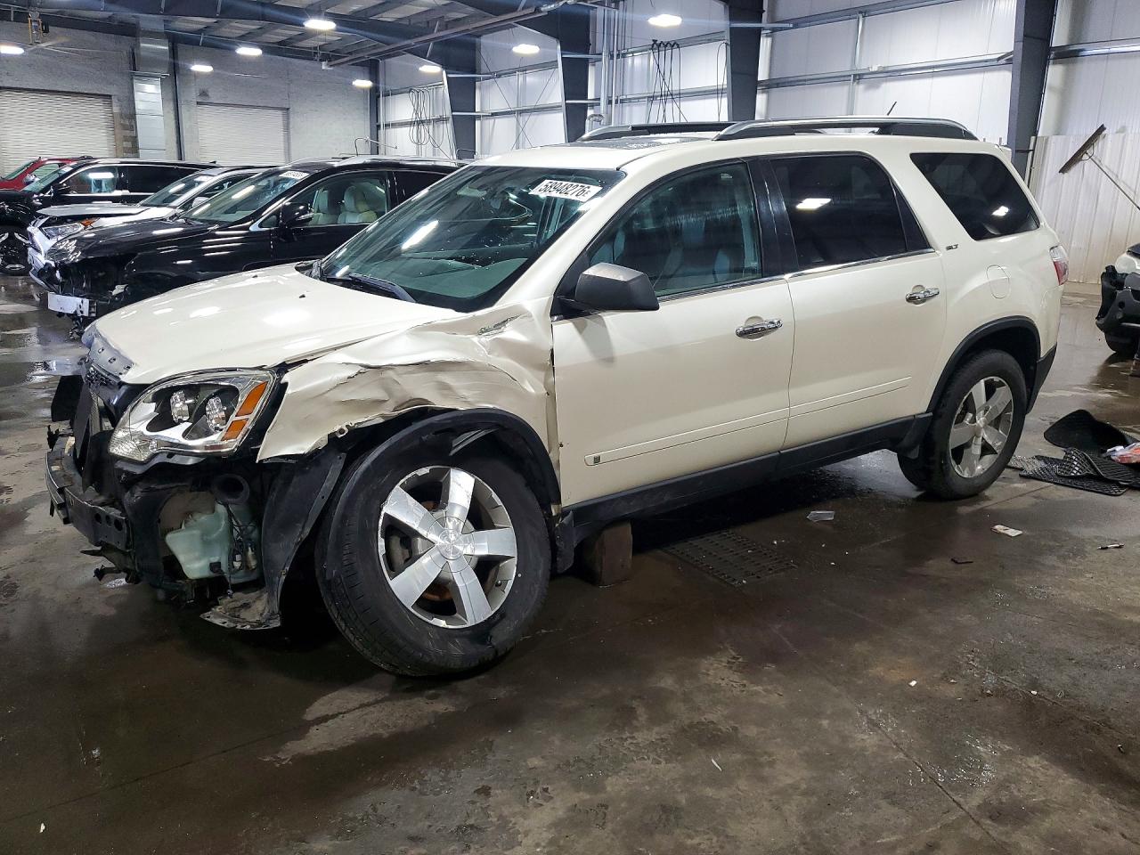 2009 Gmc Acadia Slt-1 Cream vin: 1GKER23D69J189349
