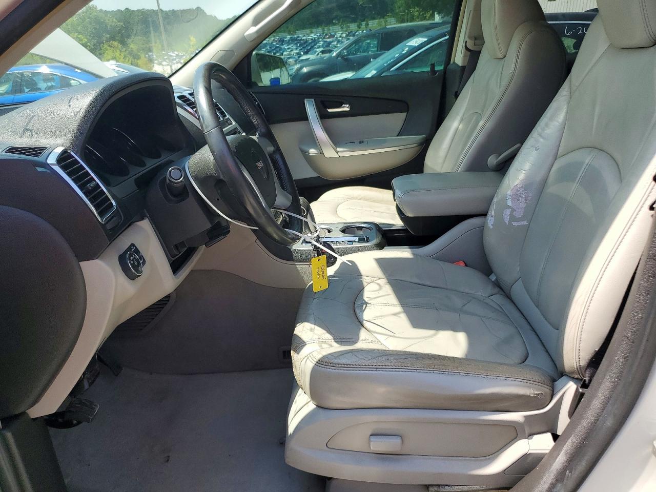 2009 Gmc Acadia Slt-1 White vin: 1GKER23D69J196592