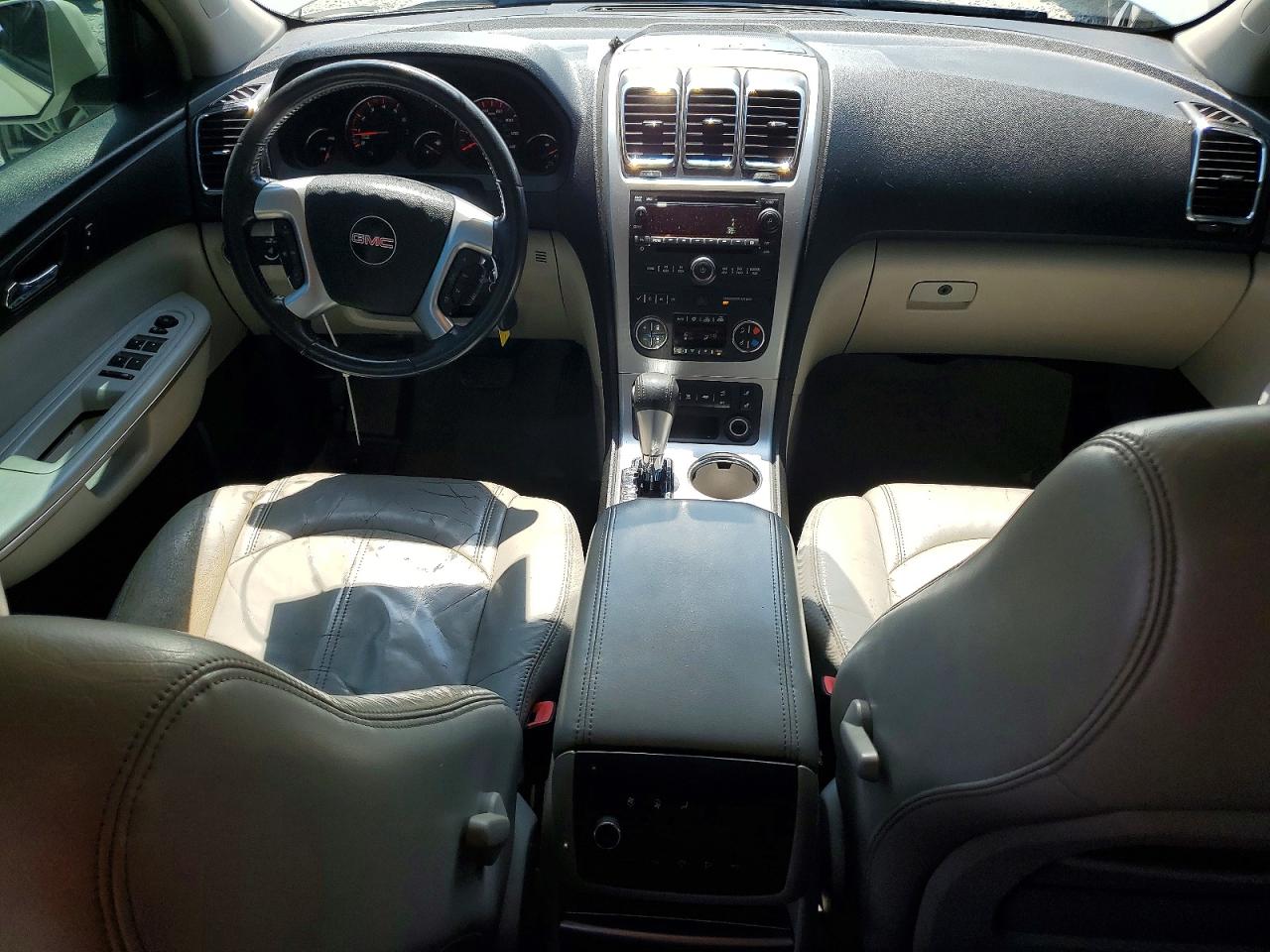 2009 Gmc Acadia Slt-1 White vin: 1GKER23D69J196592