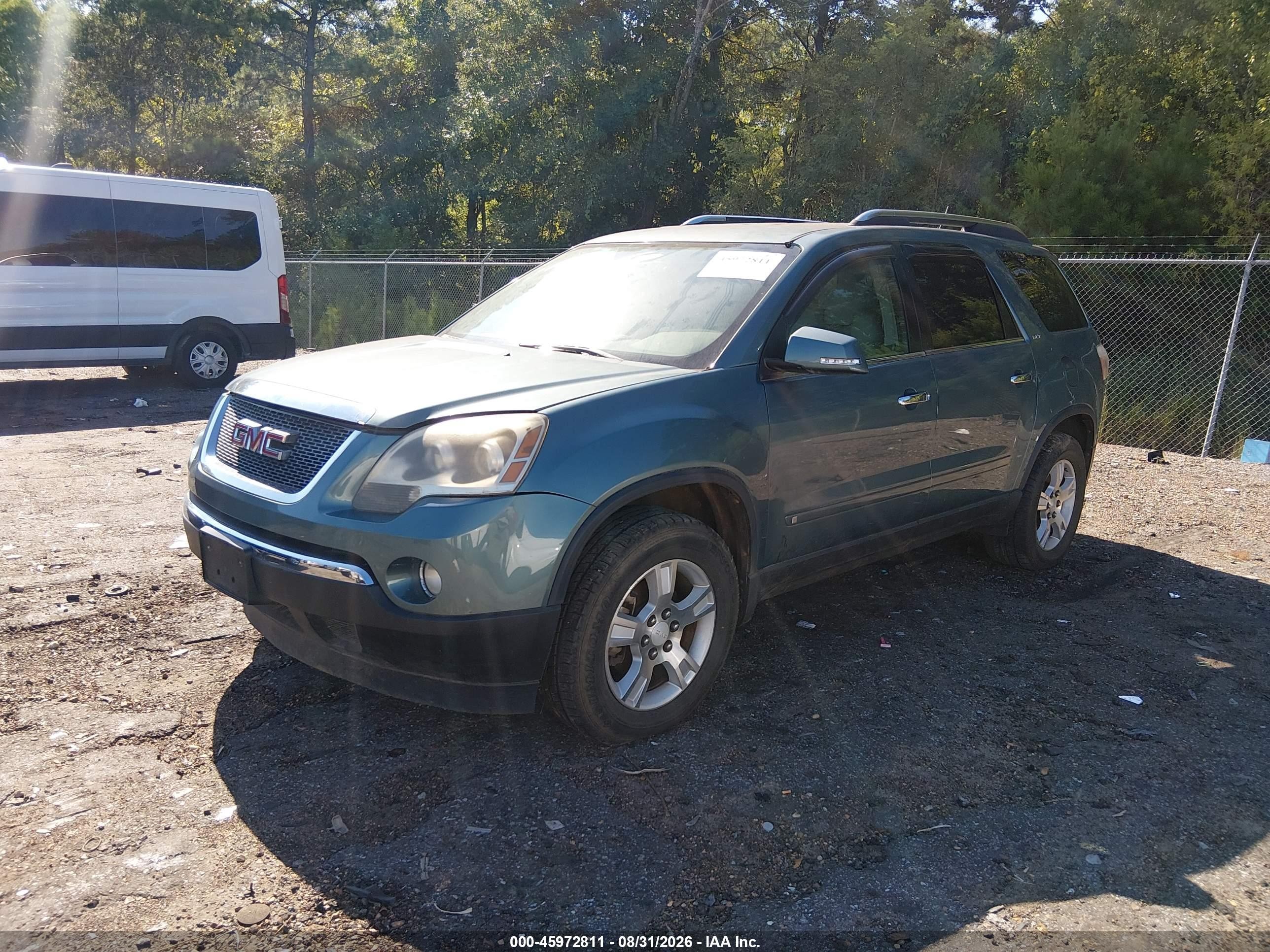 2009 Gmc Acadia Slt-1 Green vin: 1GKER23D79J121285