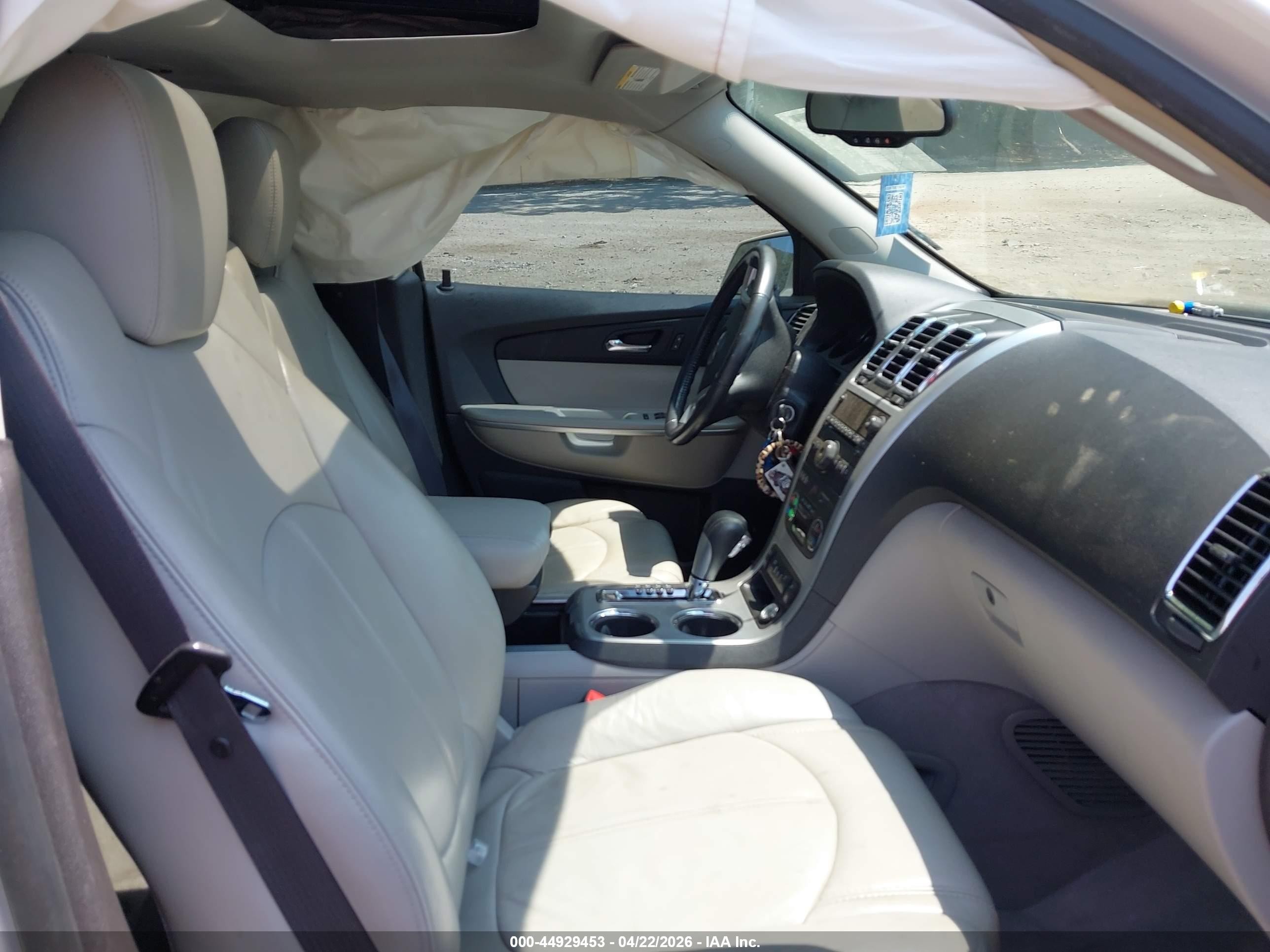 2009 Gmc Acadia Slt-1 White vin: 1GKER23D89J178563