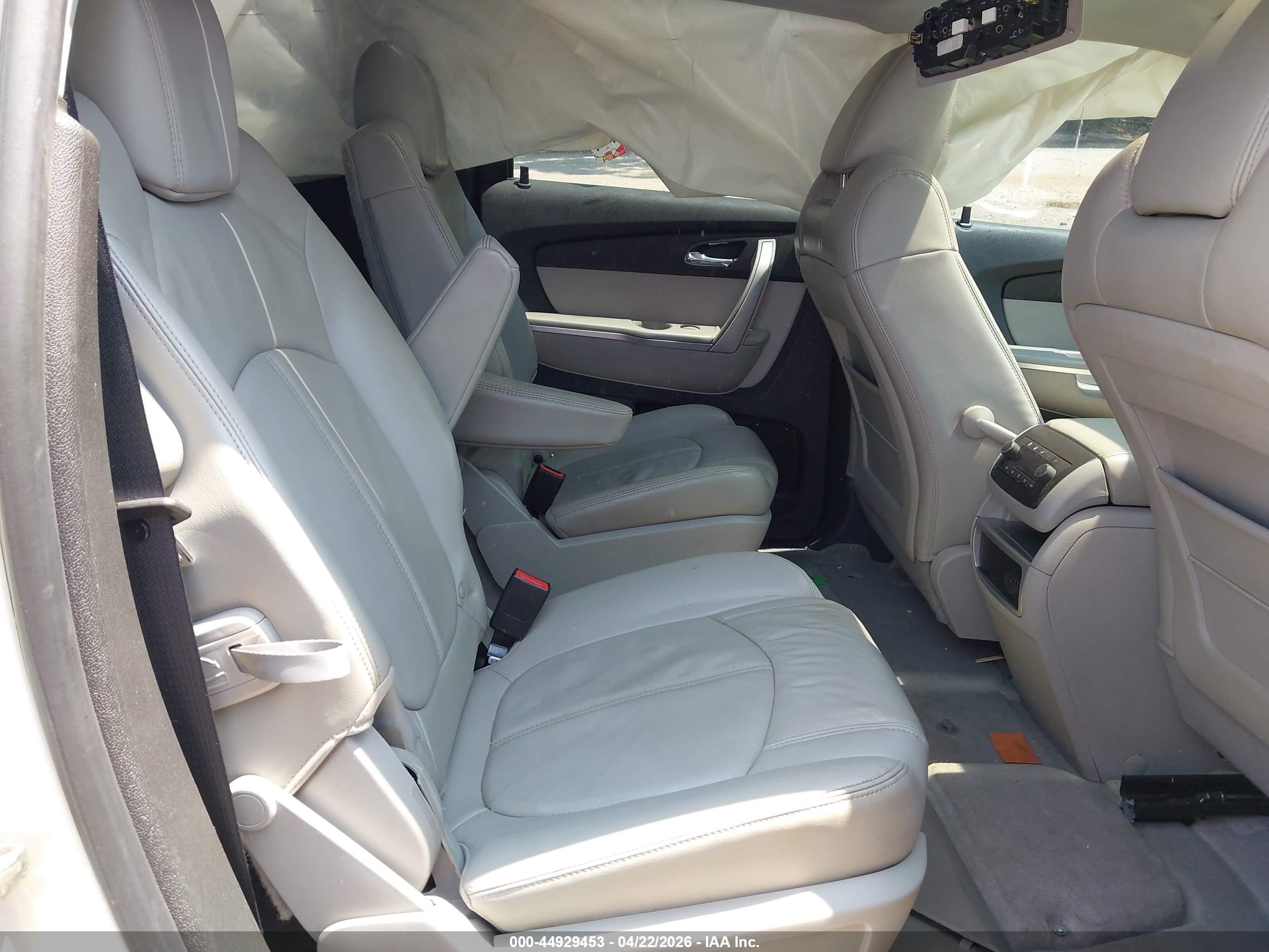 2009 Gmc Acadia Slt-1 White vin: 1GKER23D89J178563