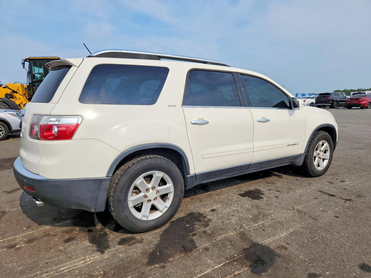 2007 Gmc Acadia Slt-2 White vin: 1GKER33707J147420