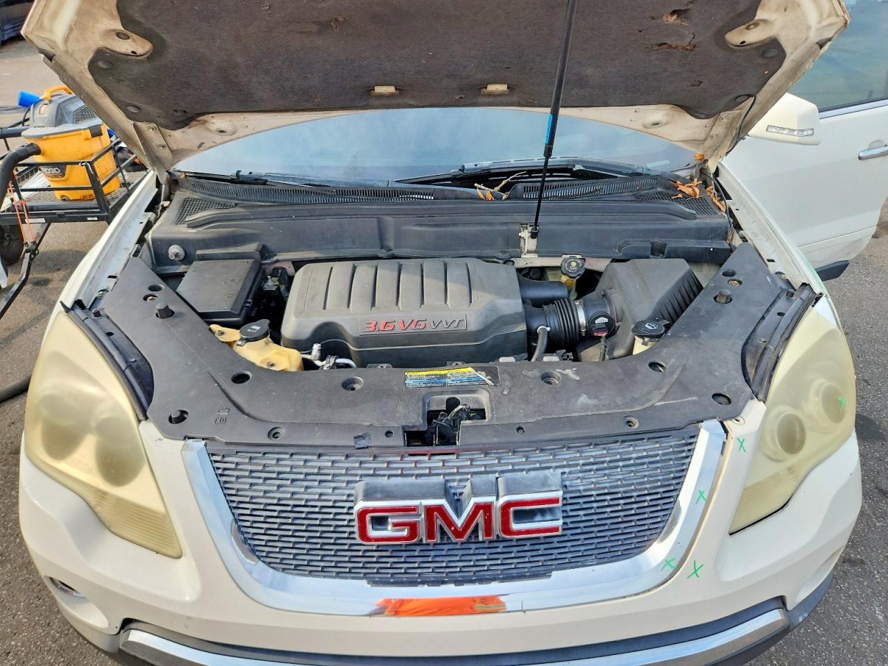 2007 Gmc Acadia Slt-2 White vin: 1GKER33707J147420