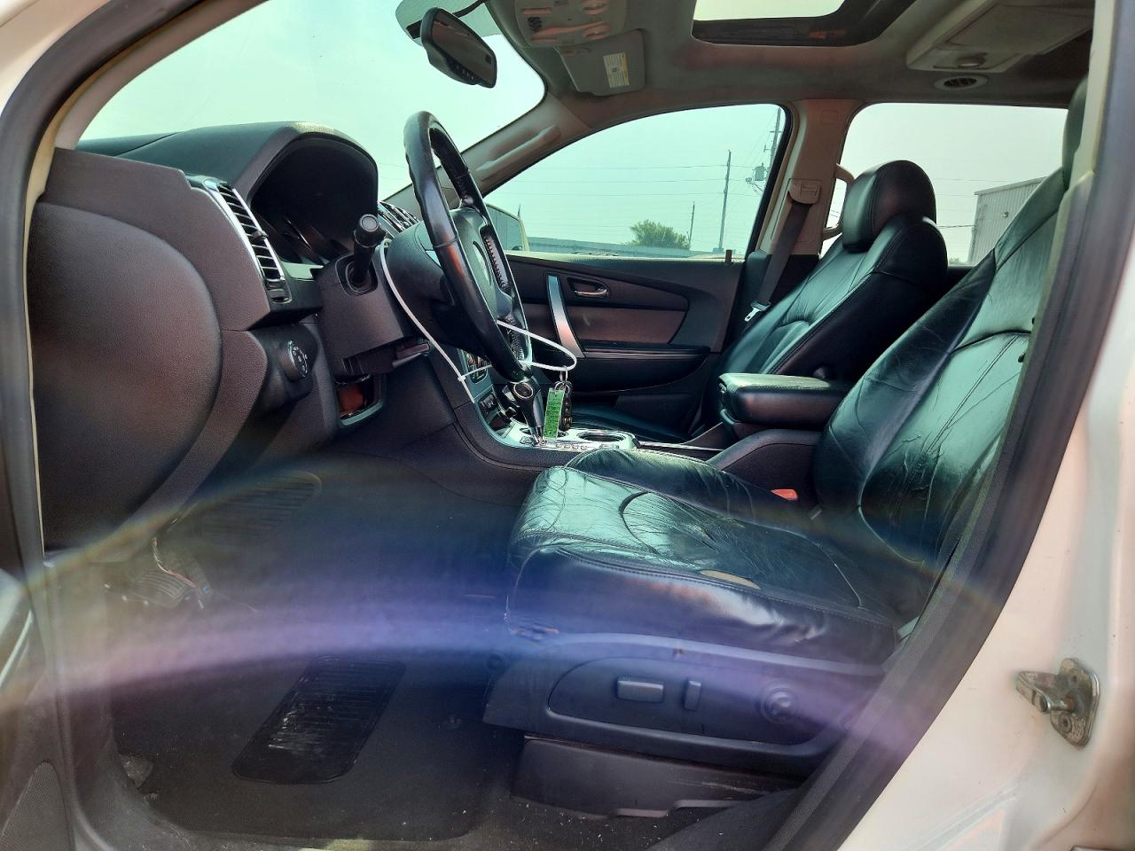 2007 Gmc Acadia Slt-2 White vin: 1GKER33707J147420