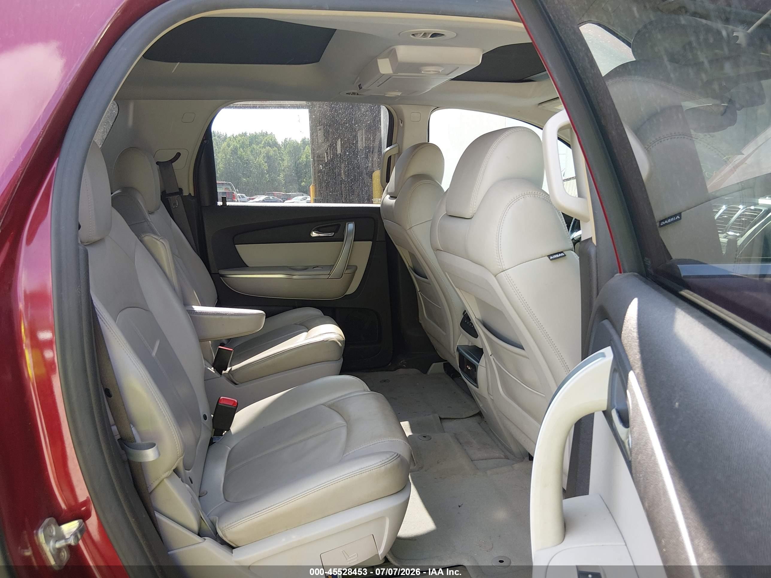 2008 Gmc Acadia Slt-2 Red vin: 1GKER33708J132711