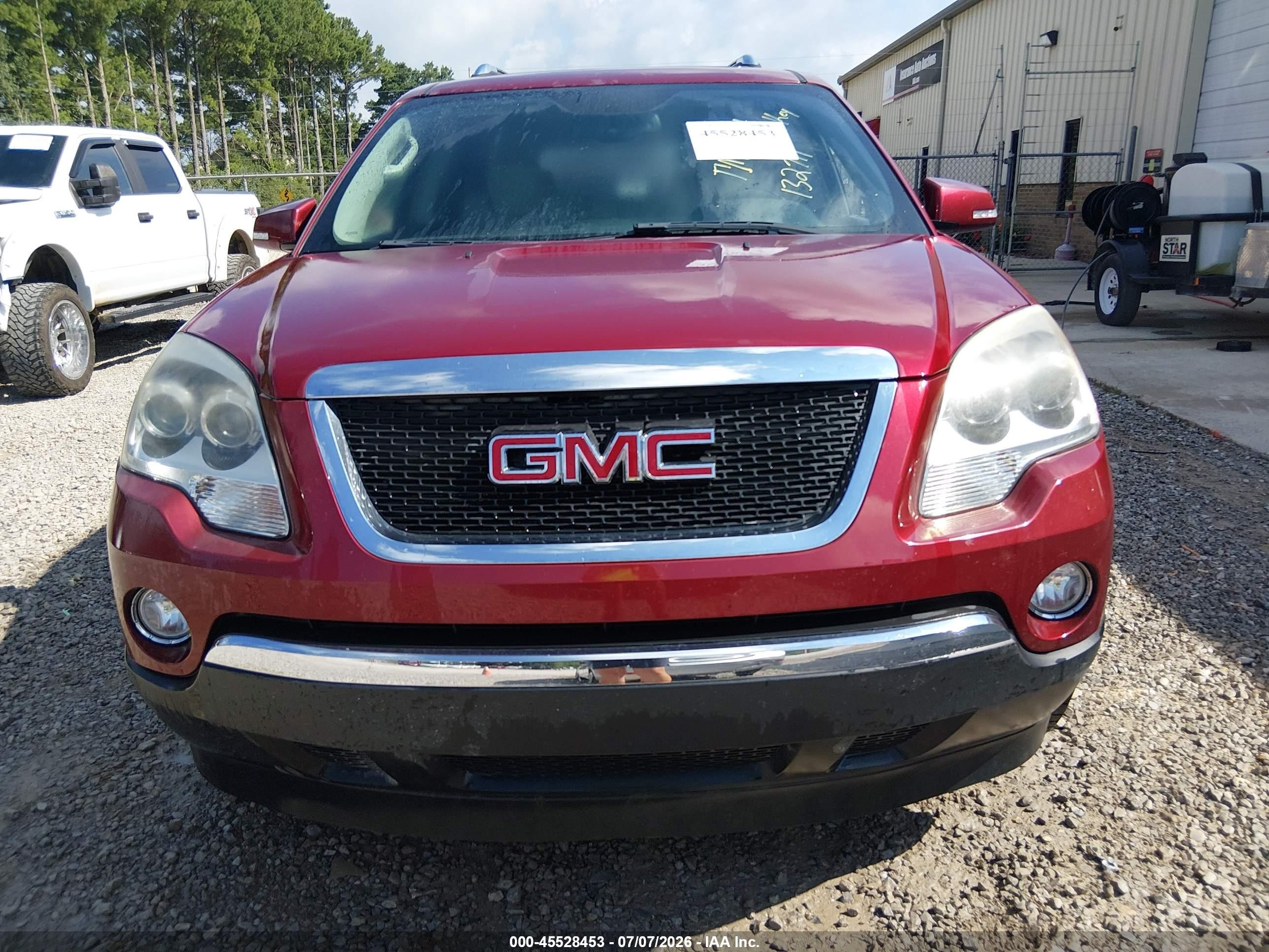2008 Gmc Acadia Slt-2 Red vin: 1GKER33708J132711