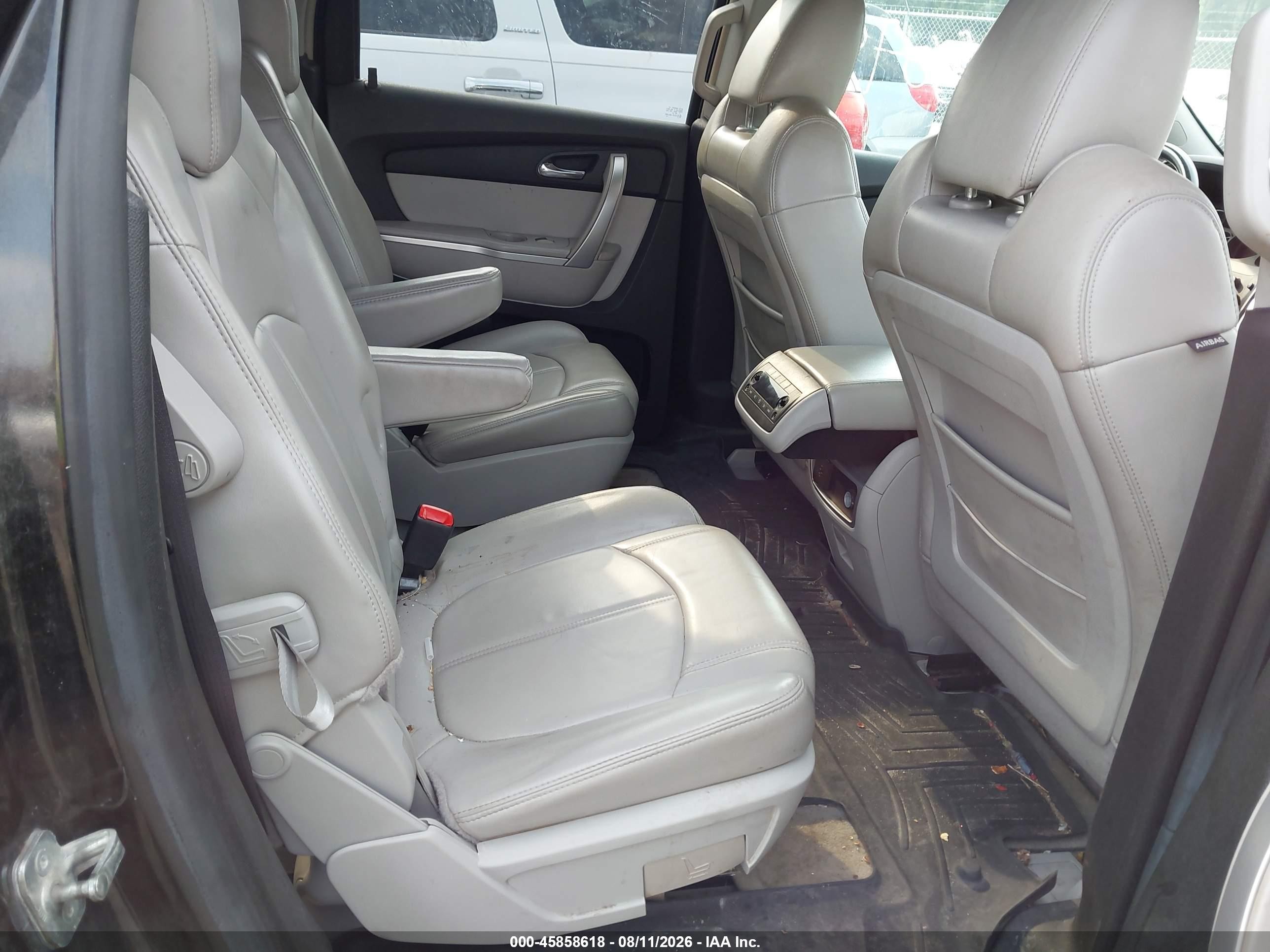 2008 Gmc Acadia Slt-2 Black vin: 1GKER33708J304770
