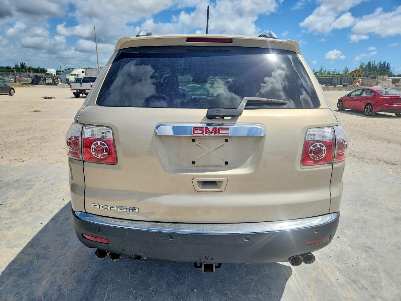 2008 Gmc Acadia Slt-2 Beige vin: 1GKER33718J202829