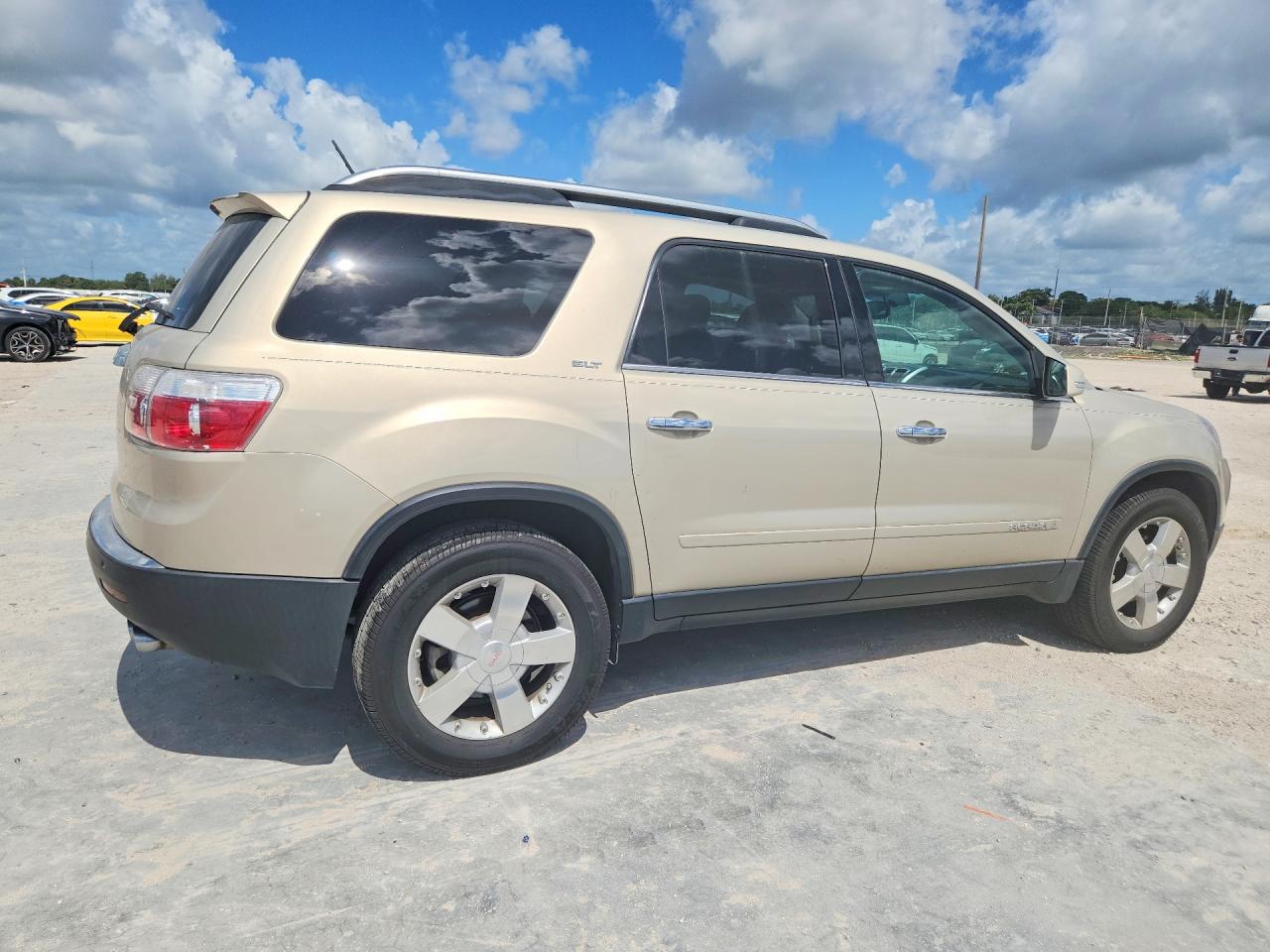 2008 Gmc Acadia Slt-2 Beige vin: 1GKER33718J202829