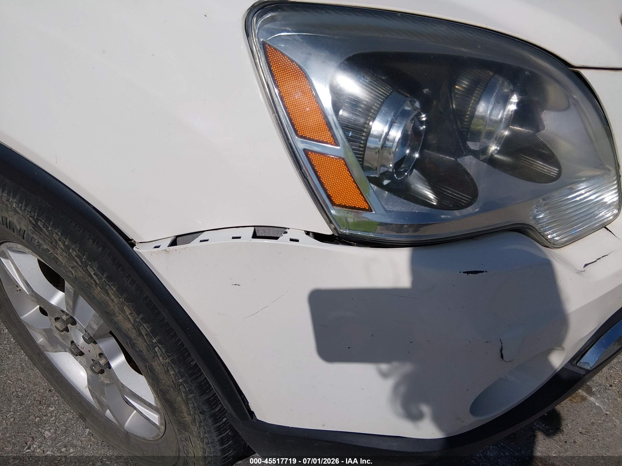 2007 Gmc Acadia Slt-1 White vin: 1GKER33727J120574