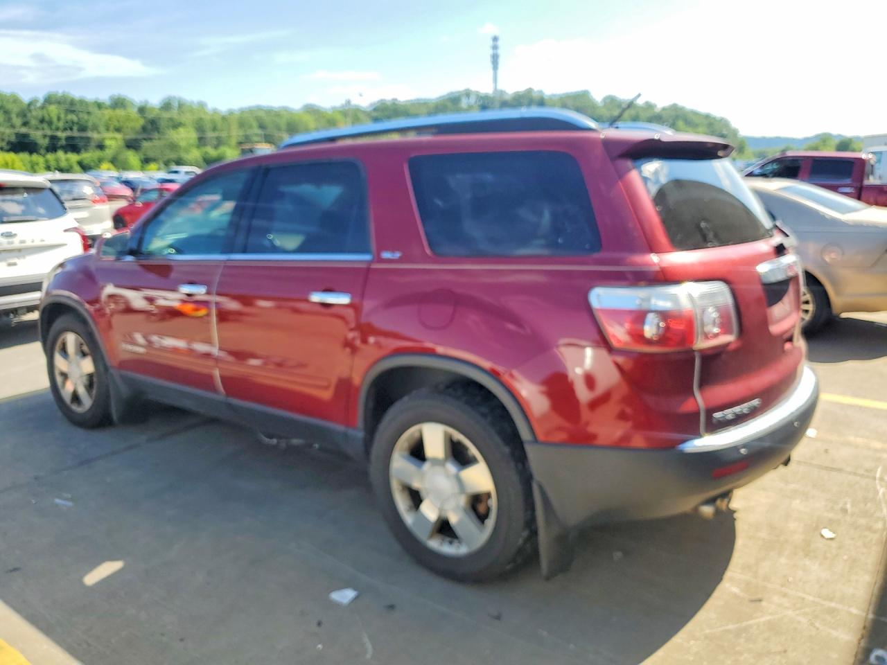 2008 Gmc Acadia Slt-2 Красный vin: 1GKER33728J113061