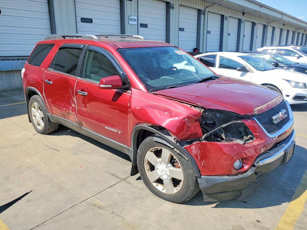2008 Gmc Acadia Slt-2 Красный vin: 1GKER33728J113061