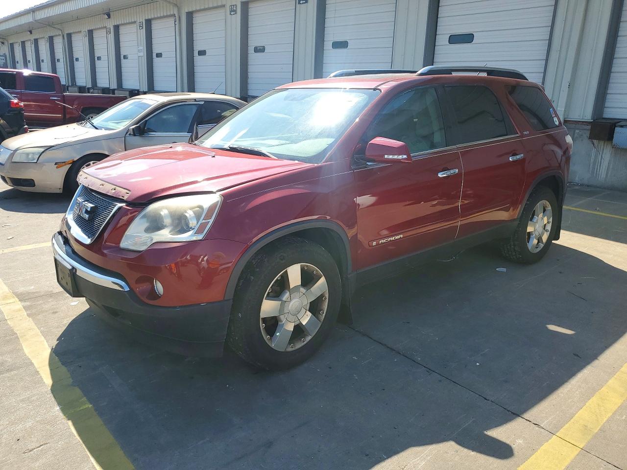 2008 Gmc Acadia Slt-2 Red vin: 1GKER33728J113061