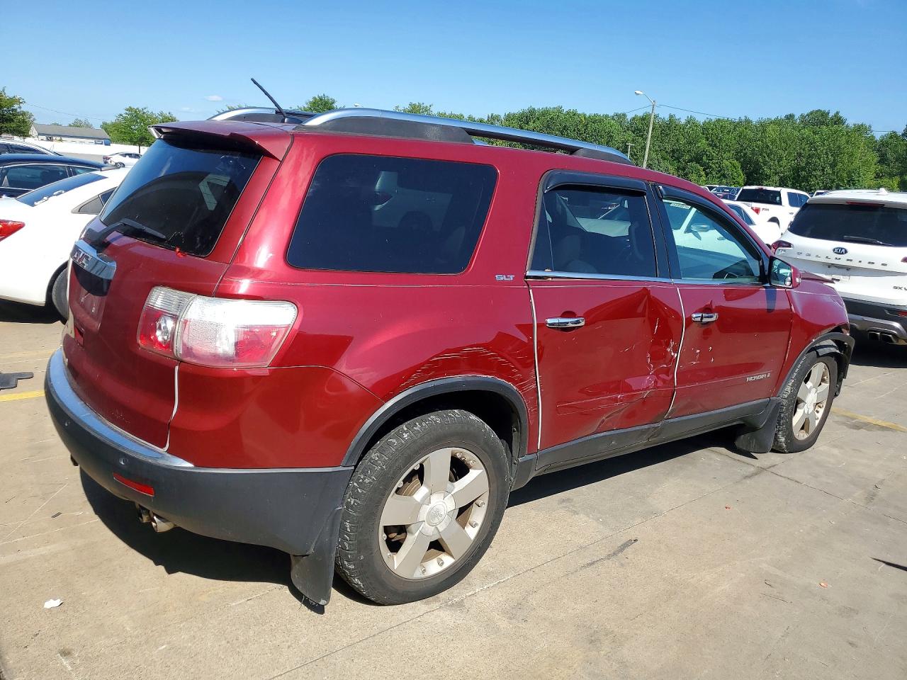 2008 Gmc Acadia Slt-2 Красный vin: 1GKER33728J113061