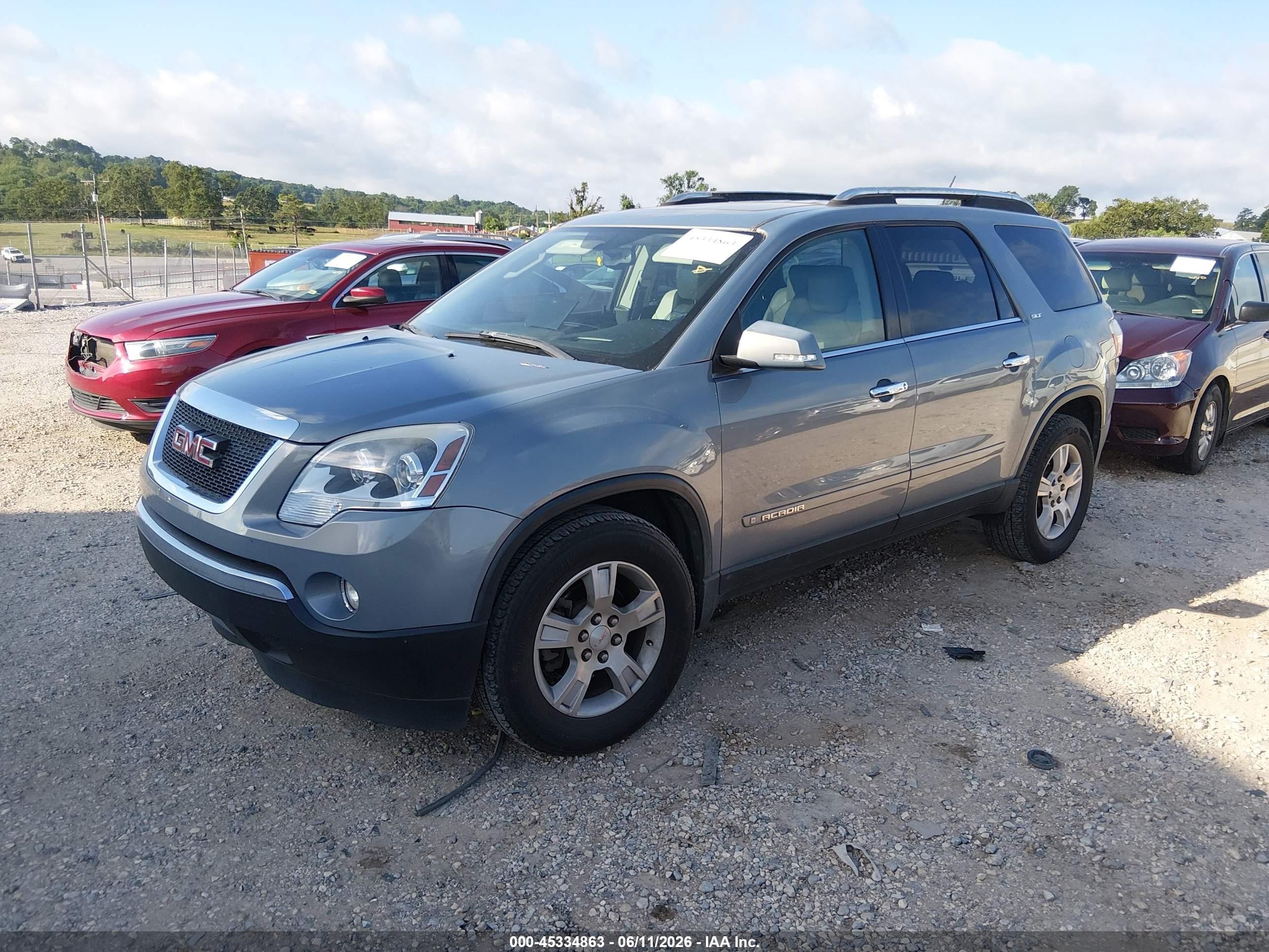 2008 Gmc Acadia Slt-2 Silver vin: 1GKER33738J137921