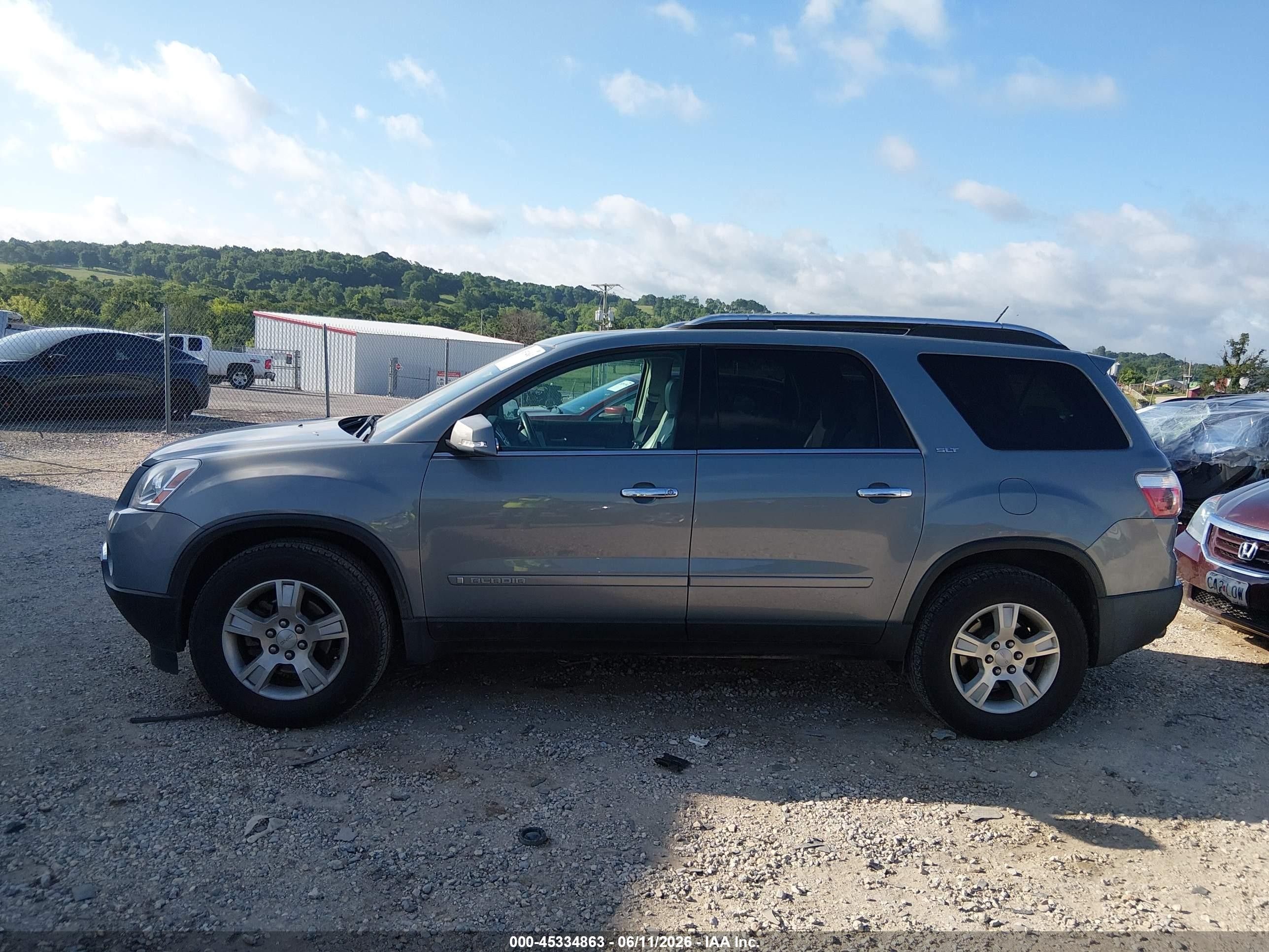 2008 Gmc Acadia Slt-2 Silver vin: 1GKER33738J137921