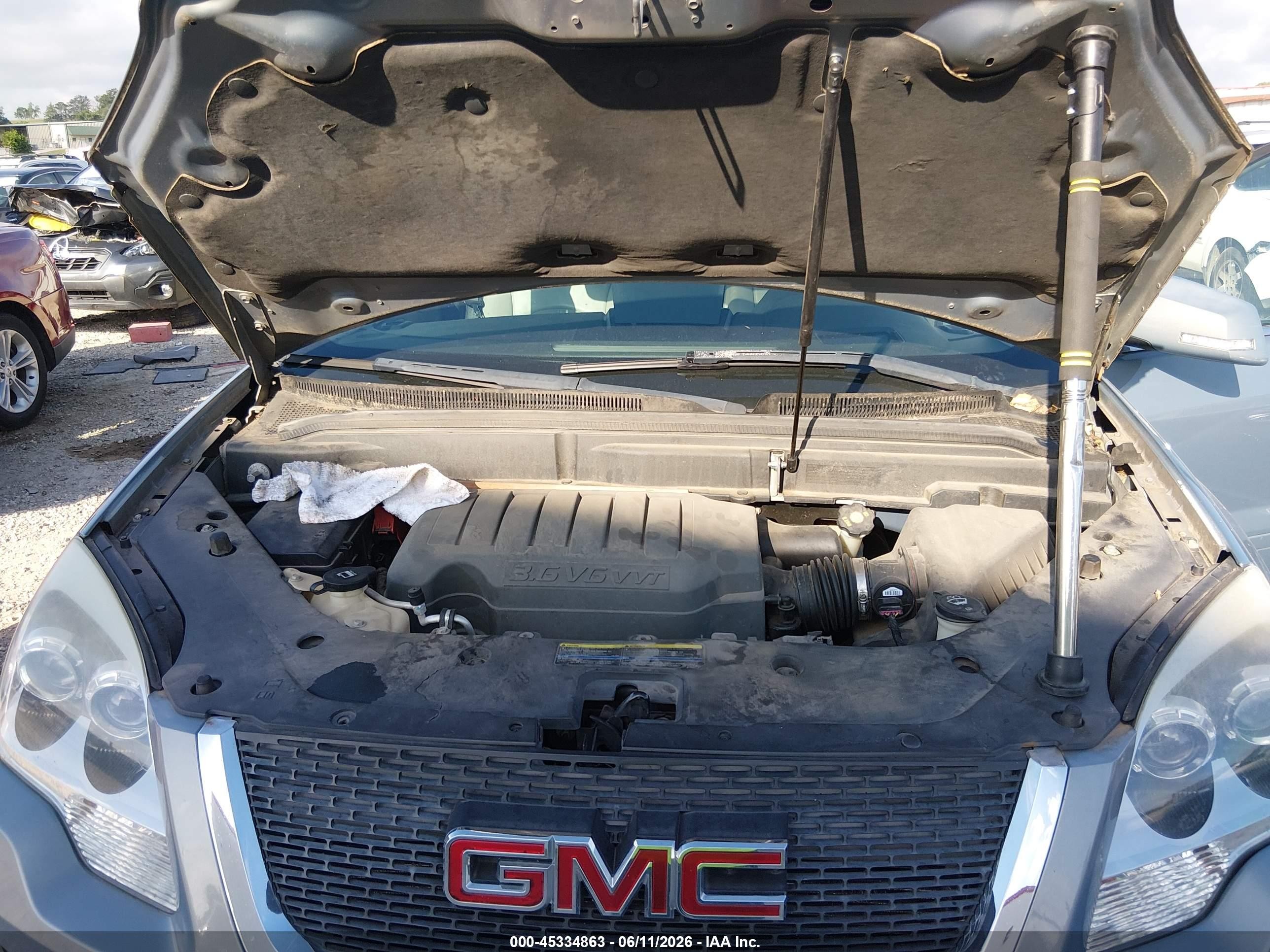 2008 Gmc Acadia Slt-2 Silver vin: 1GKER33738J137921