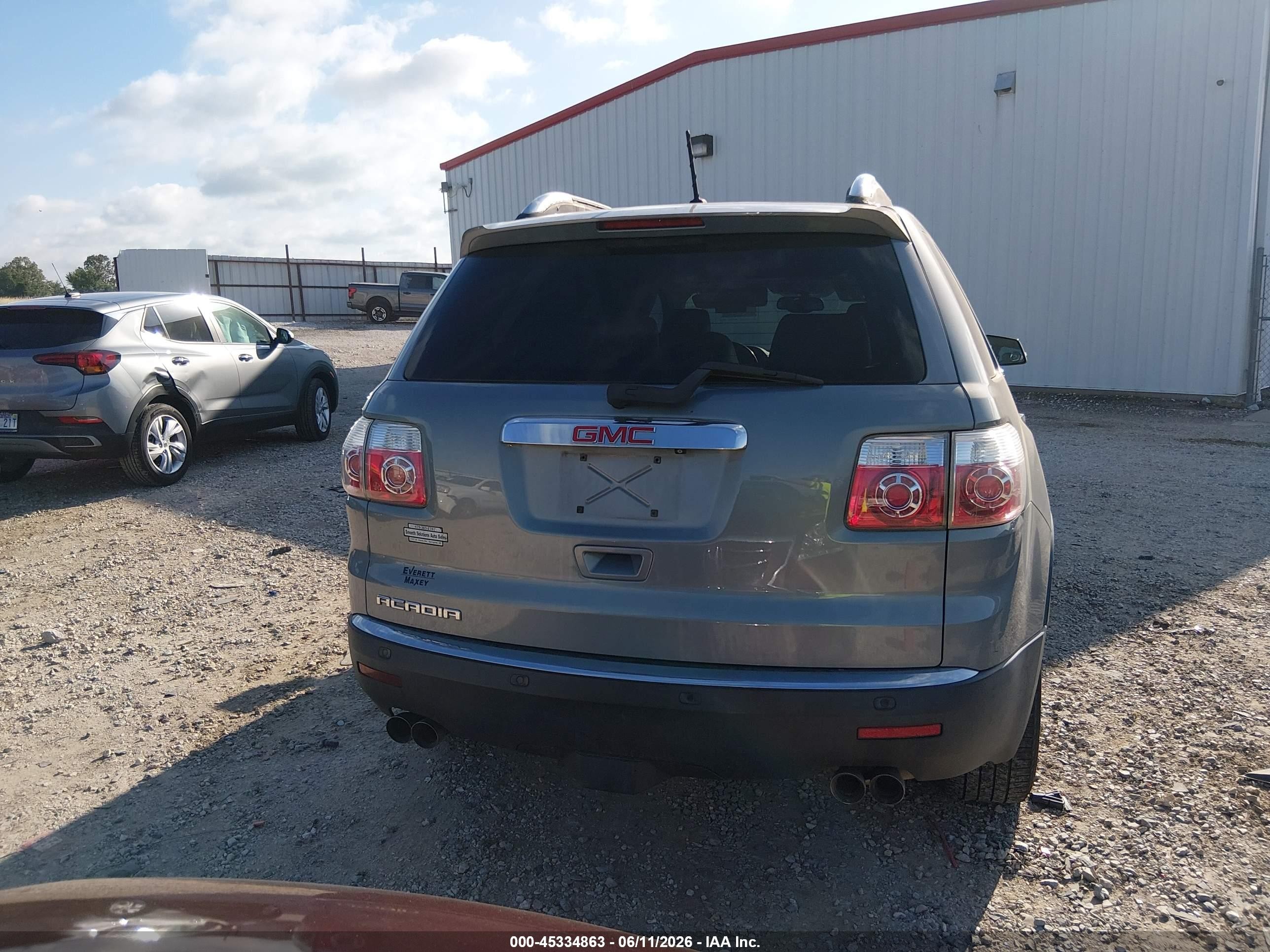 2008 Gmc Acadia Slt-2 Silver vin: 1GKER33738J137921