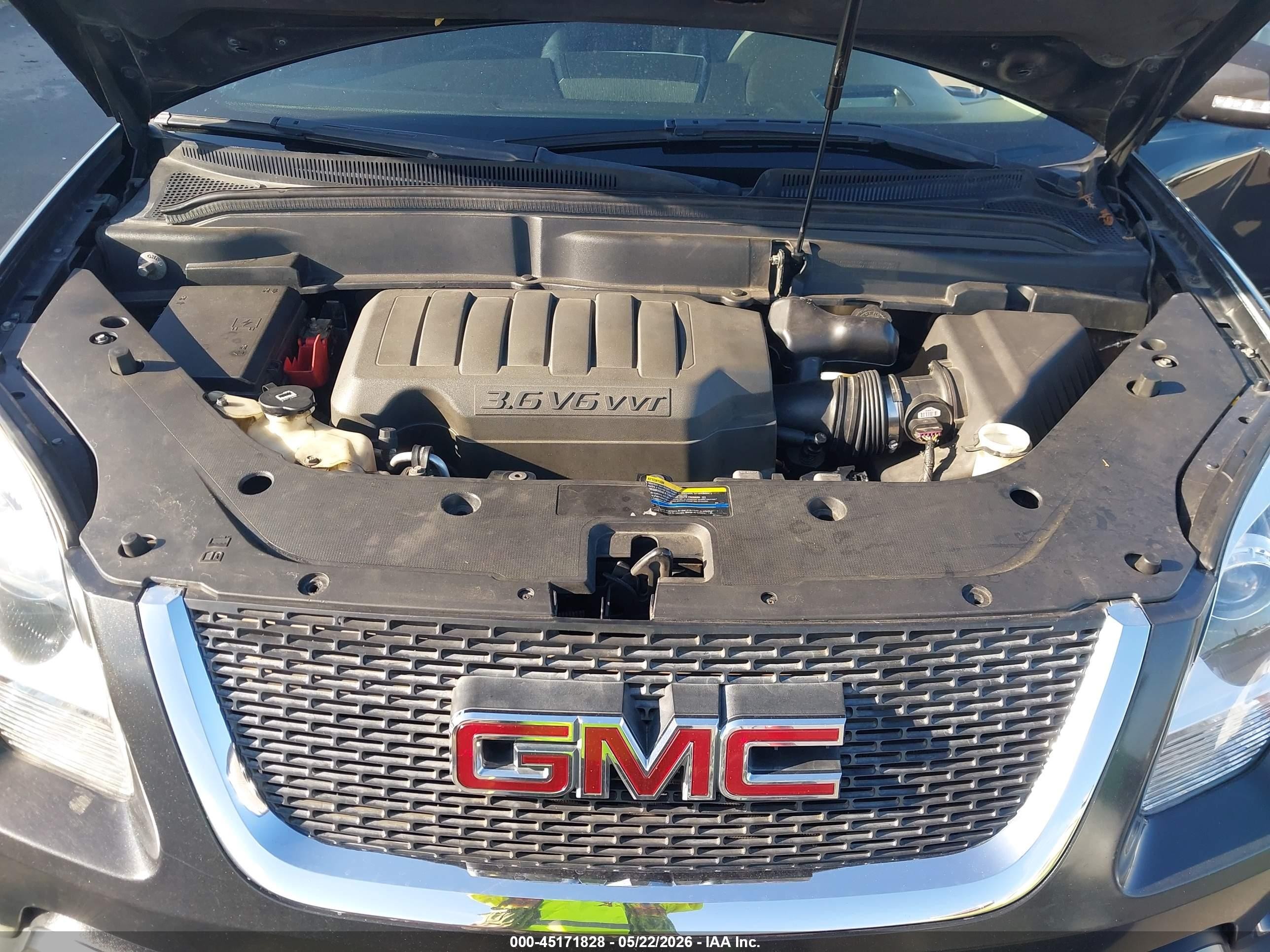 2008 Gmc Acadia Slt-2 Black vin: 1GKER33738J185984