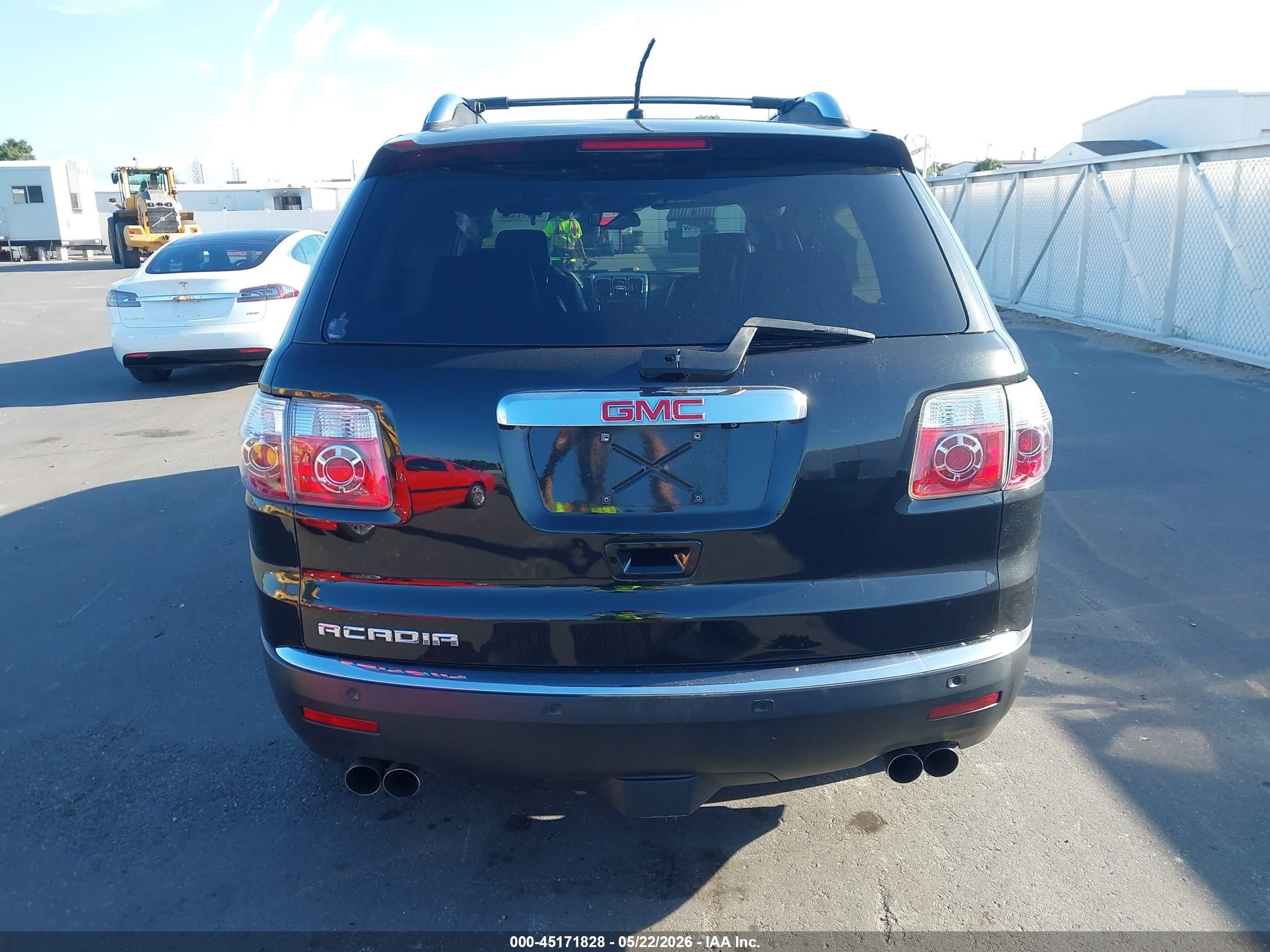 2008 Gmc Acadia Slt-2 Black vin: 1GKER33738J185984