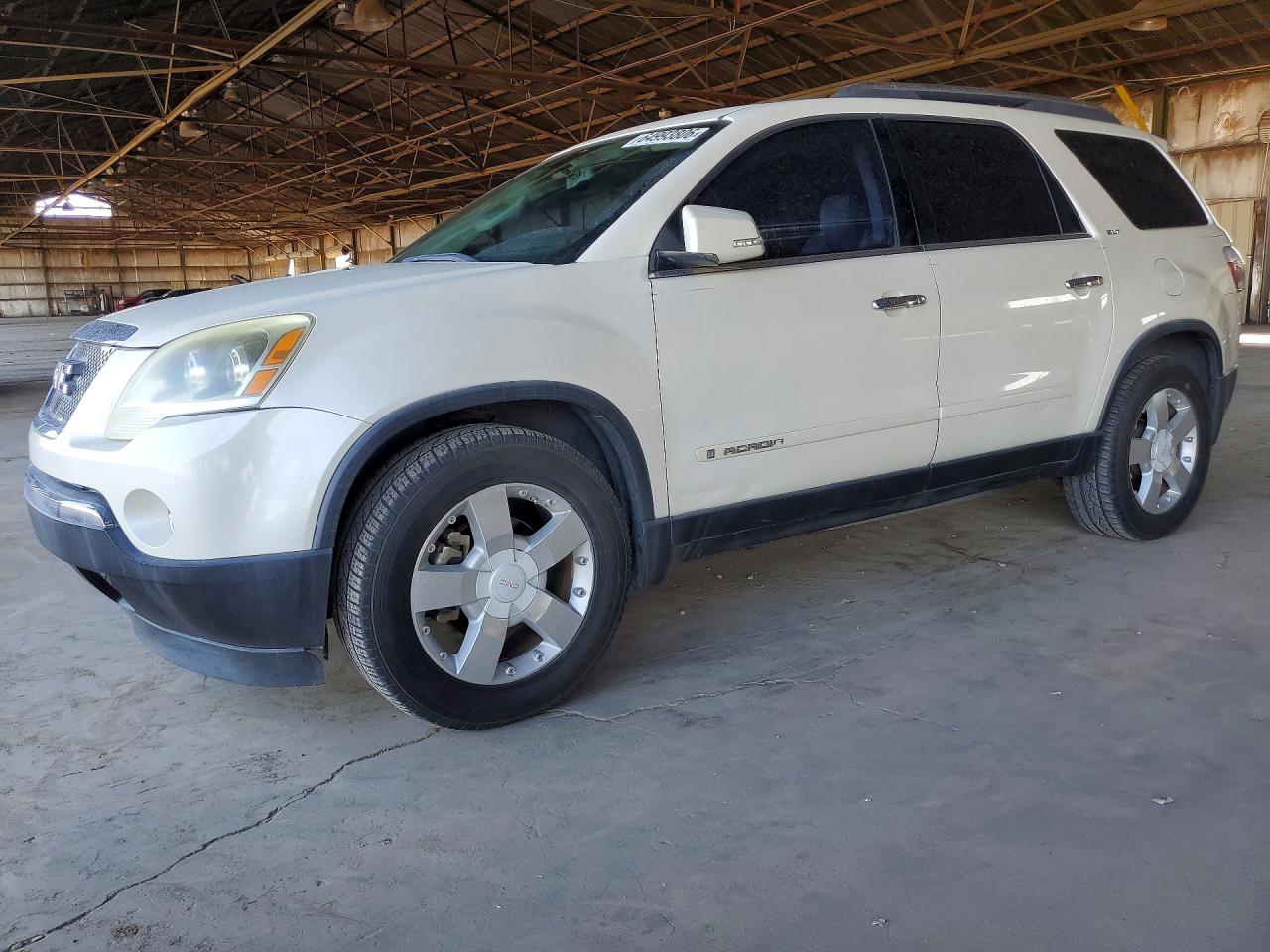 2007 Gmc Acadia Slt-2 White vin: 1GKER33757J173530
