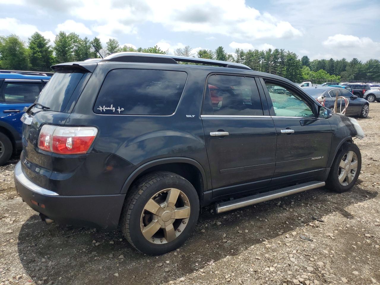 2008 Gmc Acadia Slt-2 Black vin: 1GKER33768J218363