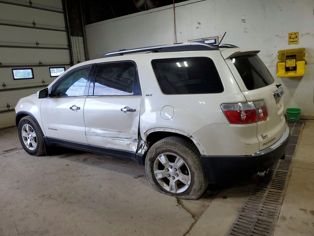 2008 Gmc Acadia Slt-2 White vin: 1GKER33778J166659