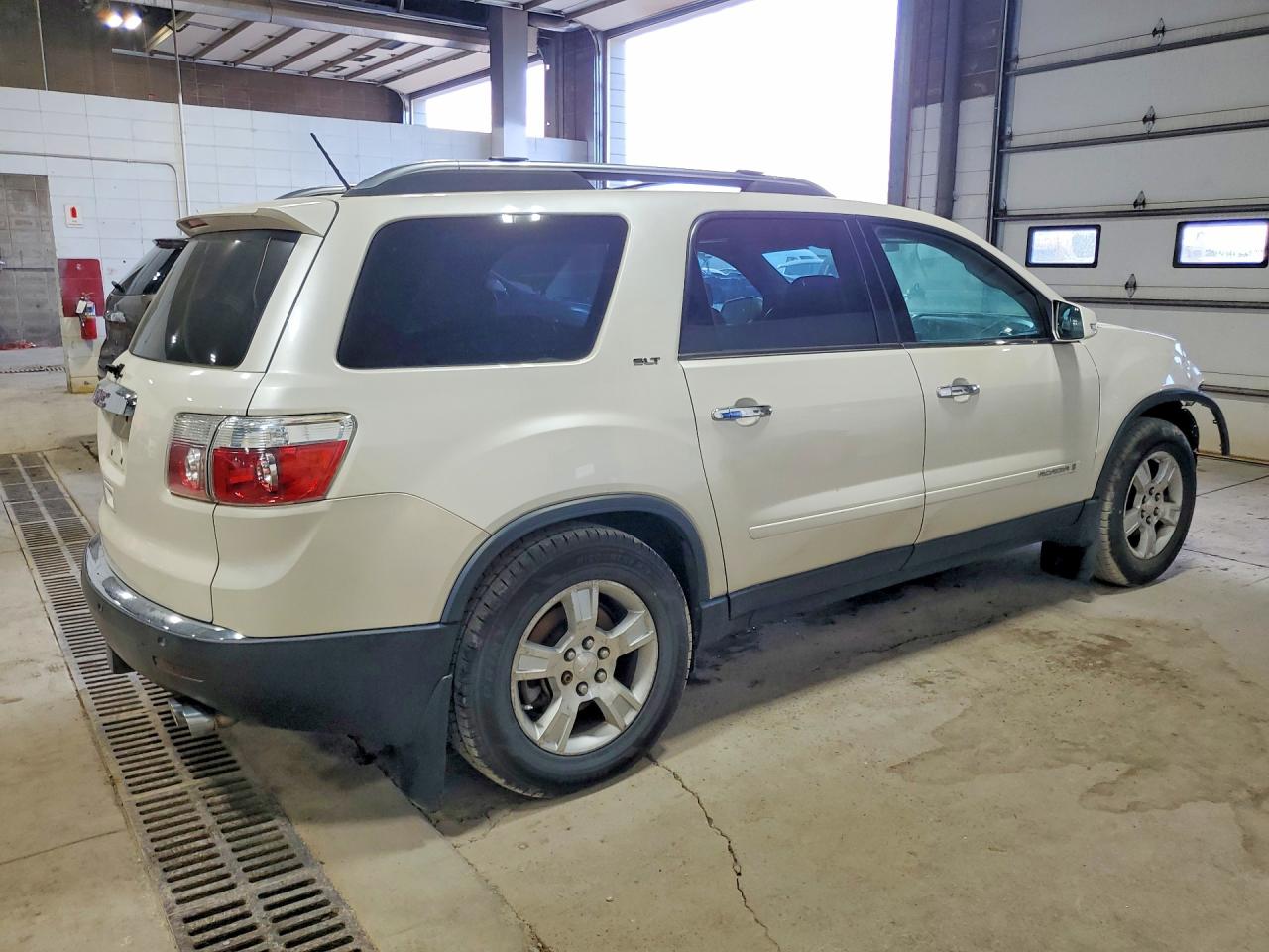 2008 Gmc Acadia Slt-2 White vin: 1GKER33778J166659