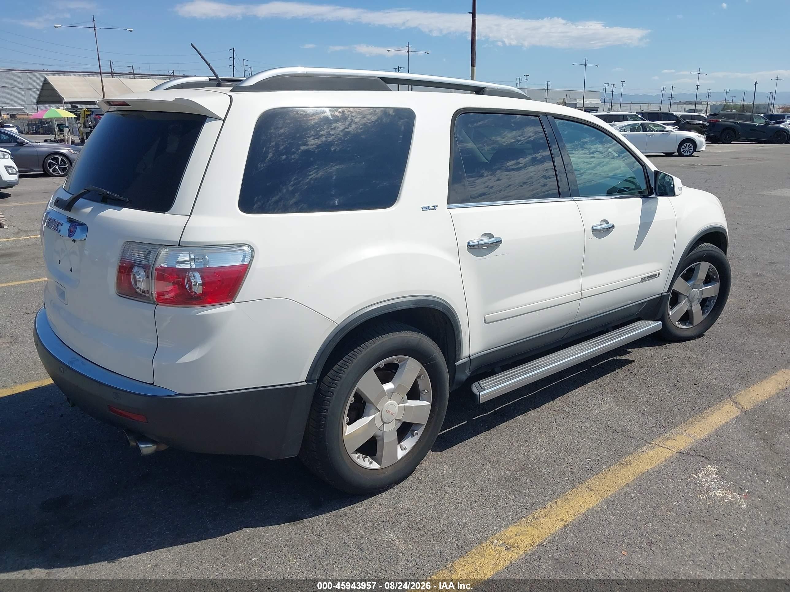 2007 Gmc Acadia Slt White vin: 1GKER33797J150168