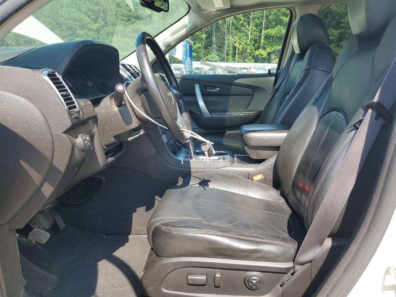 2008 Gmc Acadia Slt-2 White vin: 1GKER33798J124249