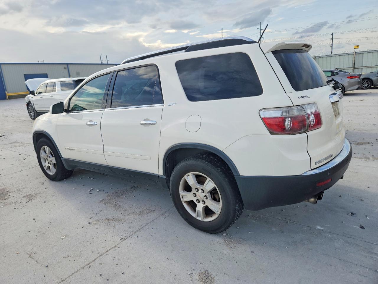 2007 Gmc Acadia Slt-2 Белый vin: 1GKER337X7J103506