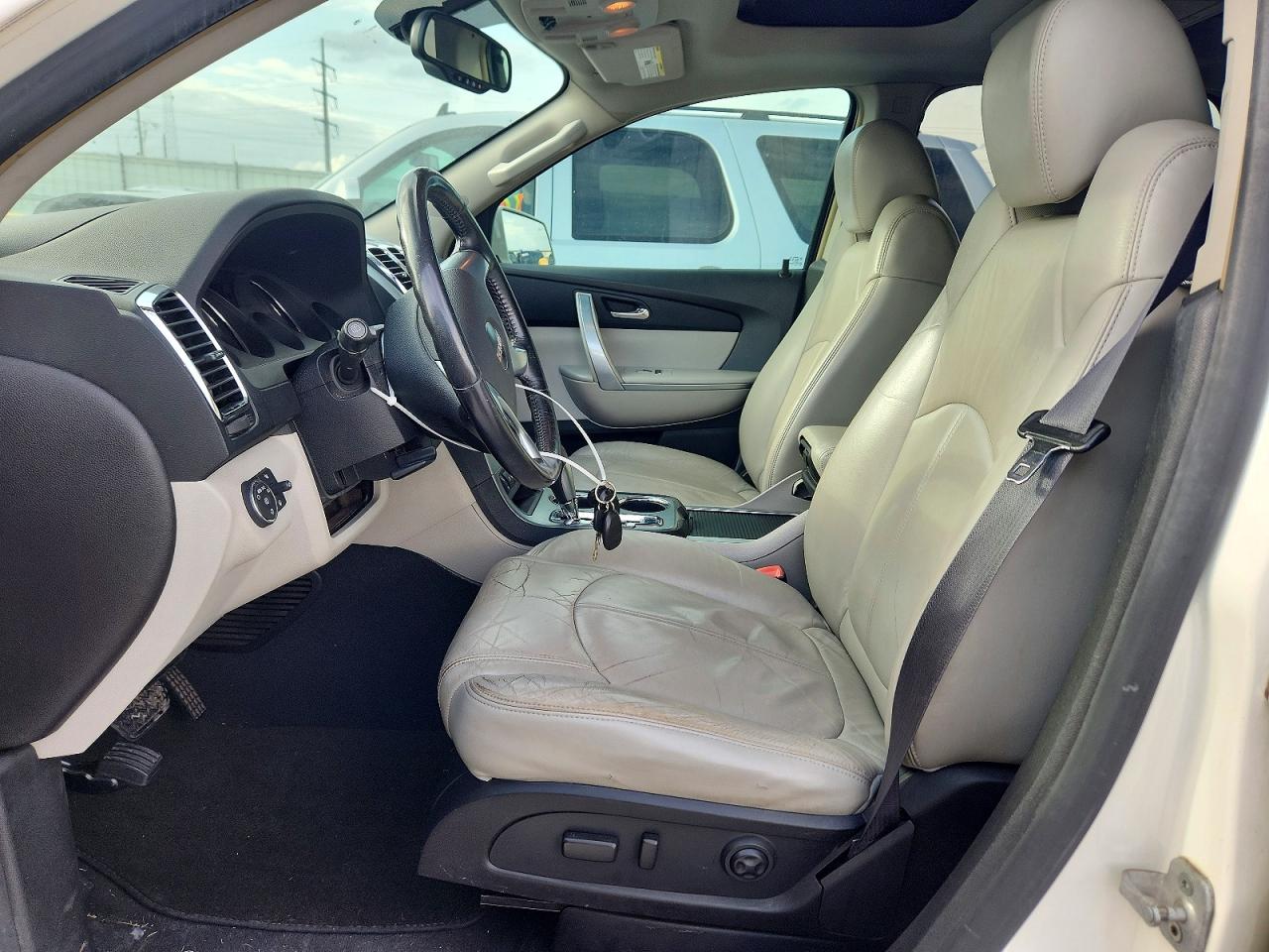 2007 Gmc Acadia Slt-2 Белый vin: 1GKER337X7J103506