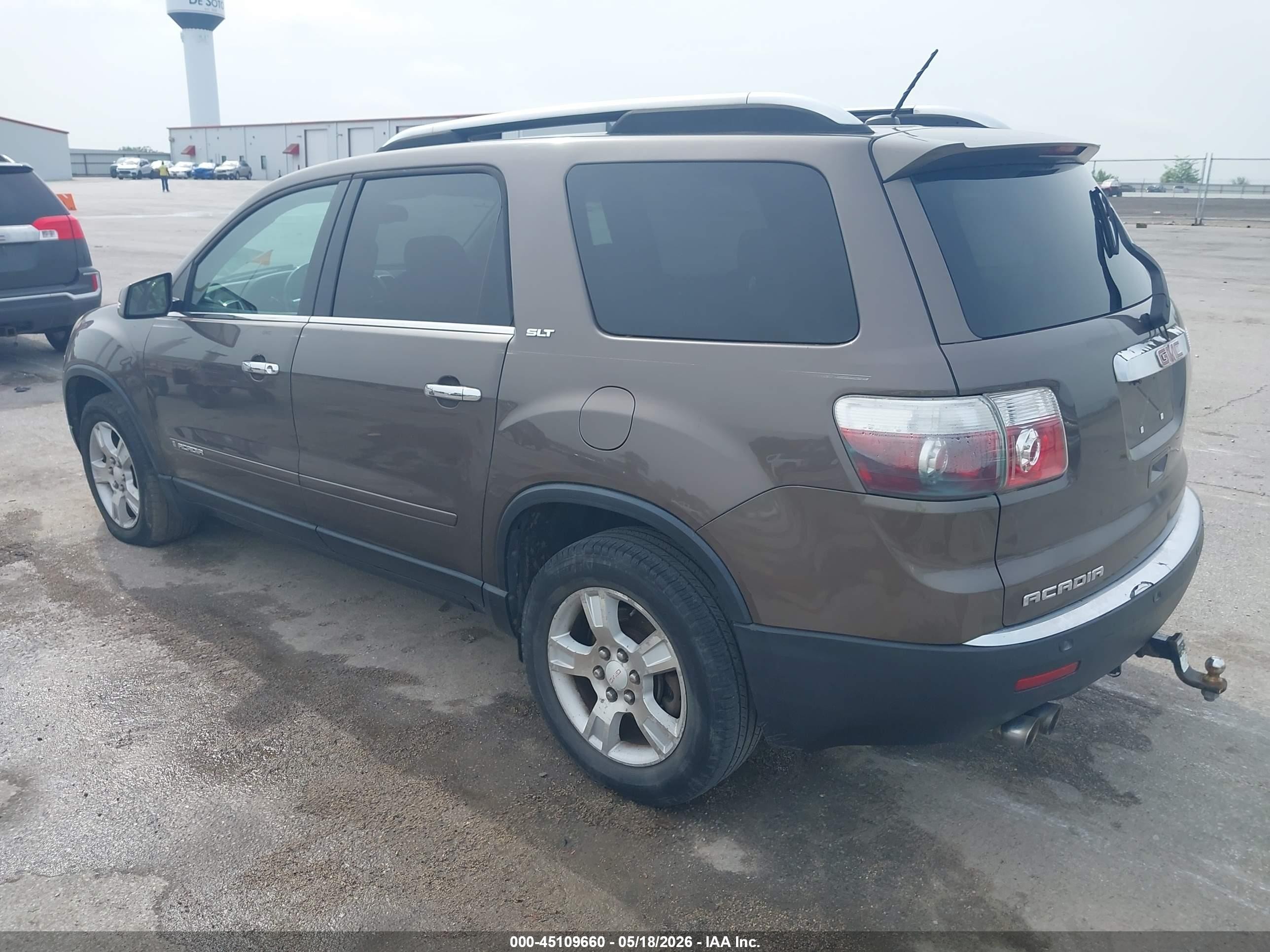 2007 Gmc Acadia Slt-1 Brown vin: 1GKER337X7J162717